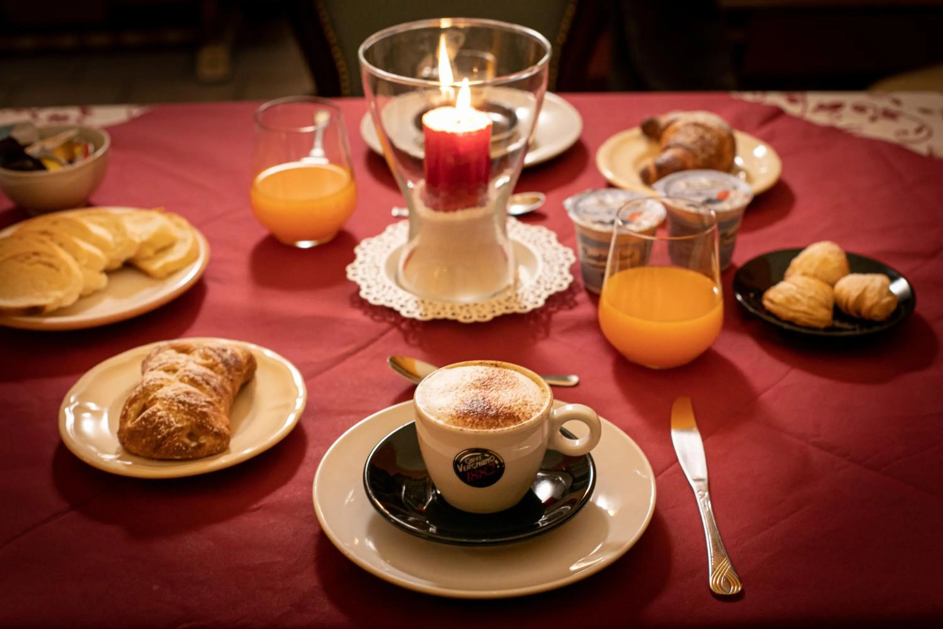 Food and drinks in B&B Savarini