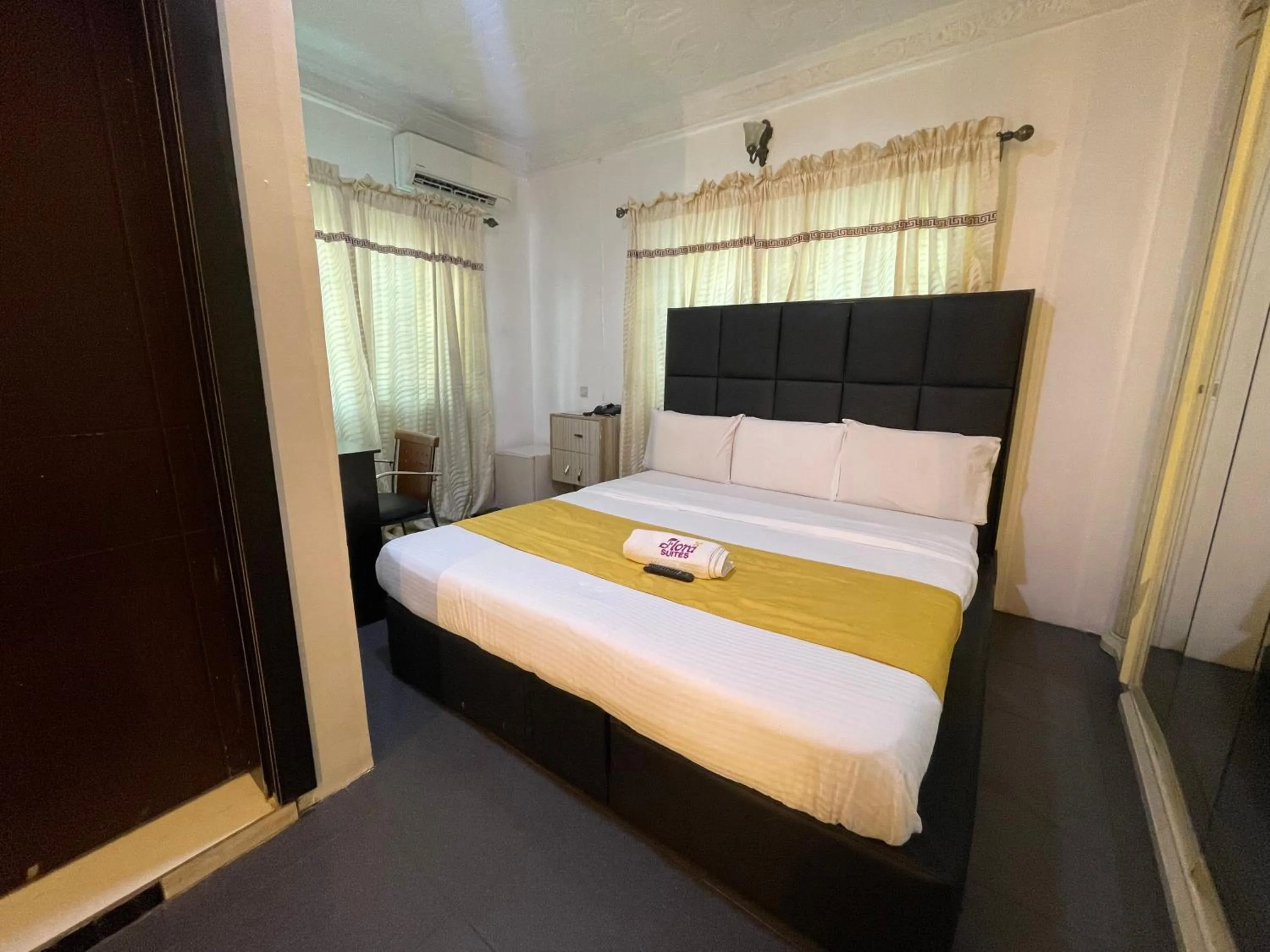 Bed in Flora Suites