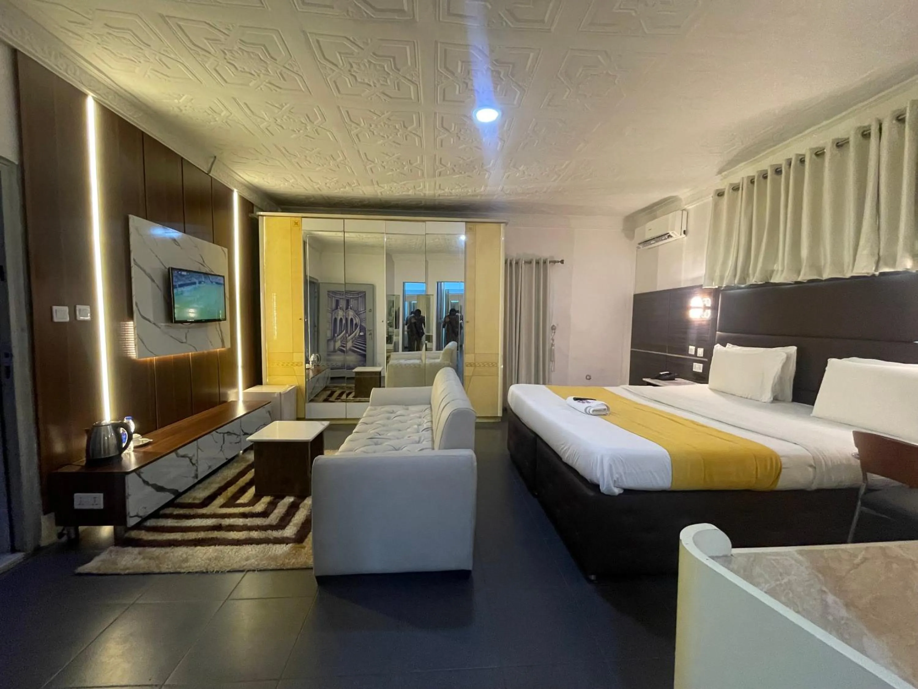 Bed in Flora Suites