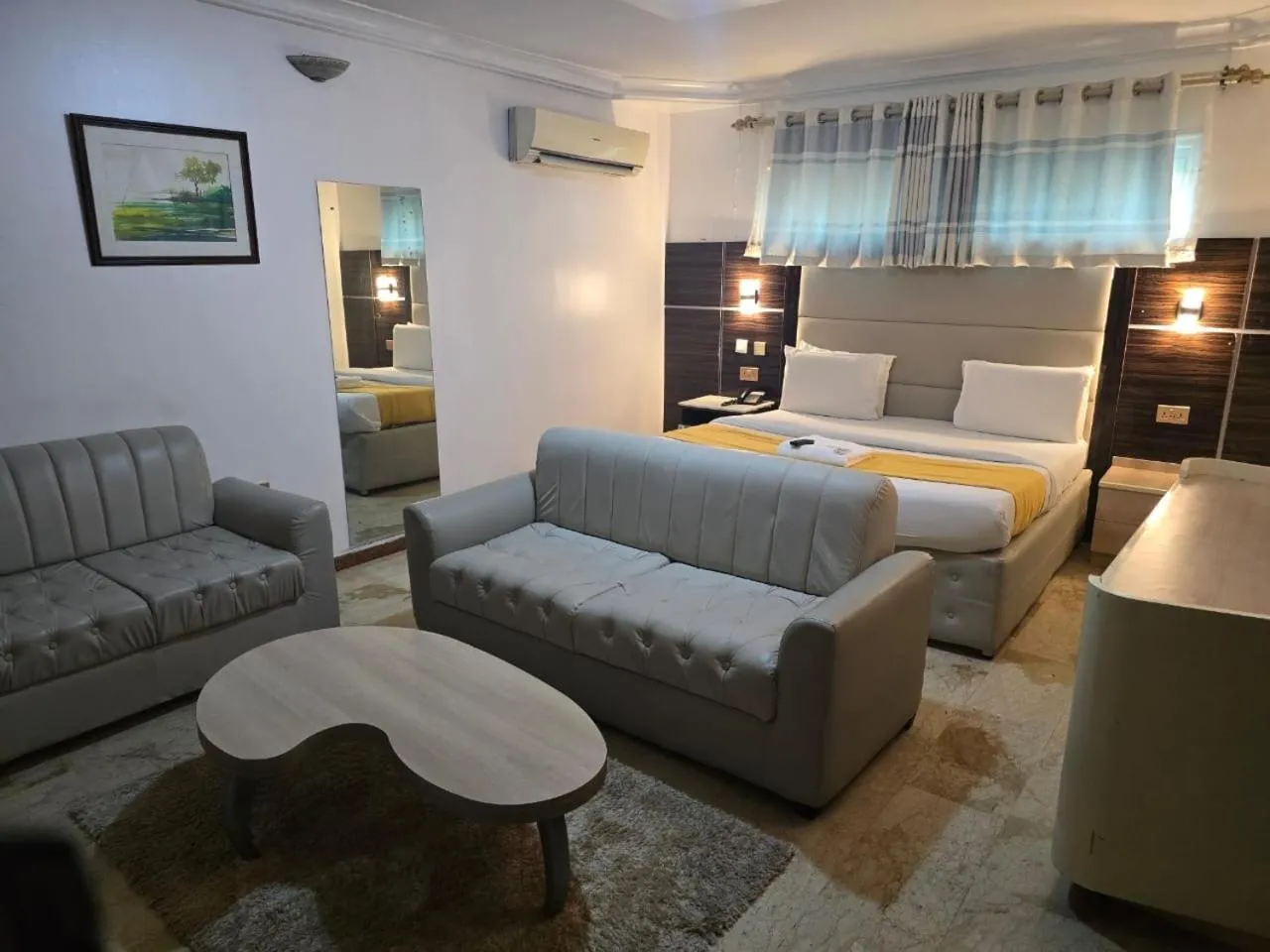 Bed in Flora Suites