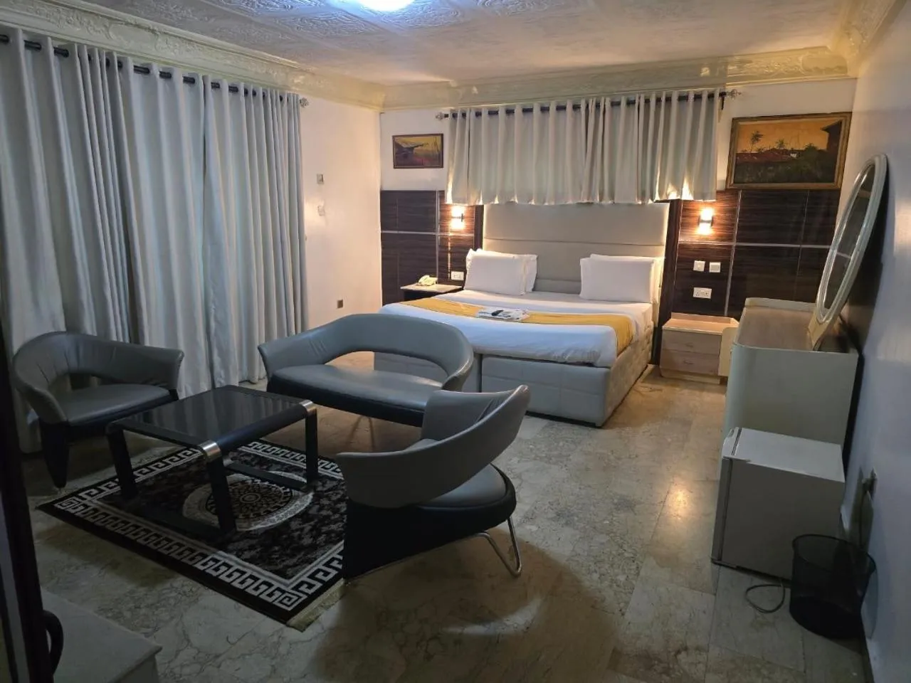 Bed in Flora Suites
