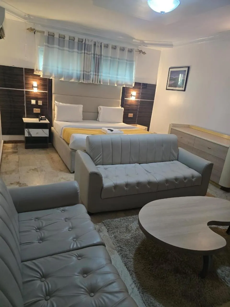 Bed in Flora Suites