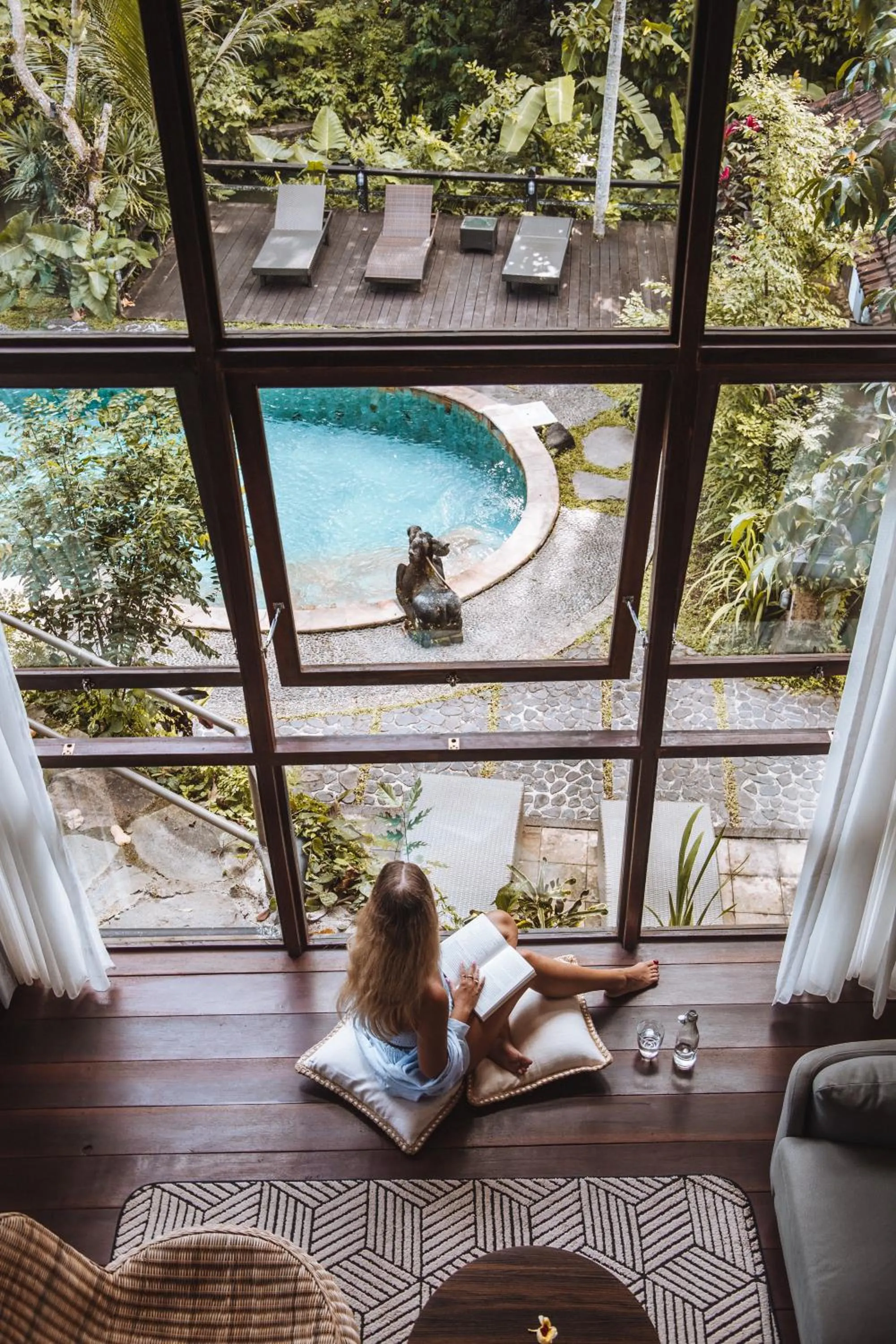 Swimming pool in Ubud Sari Health Resort