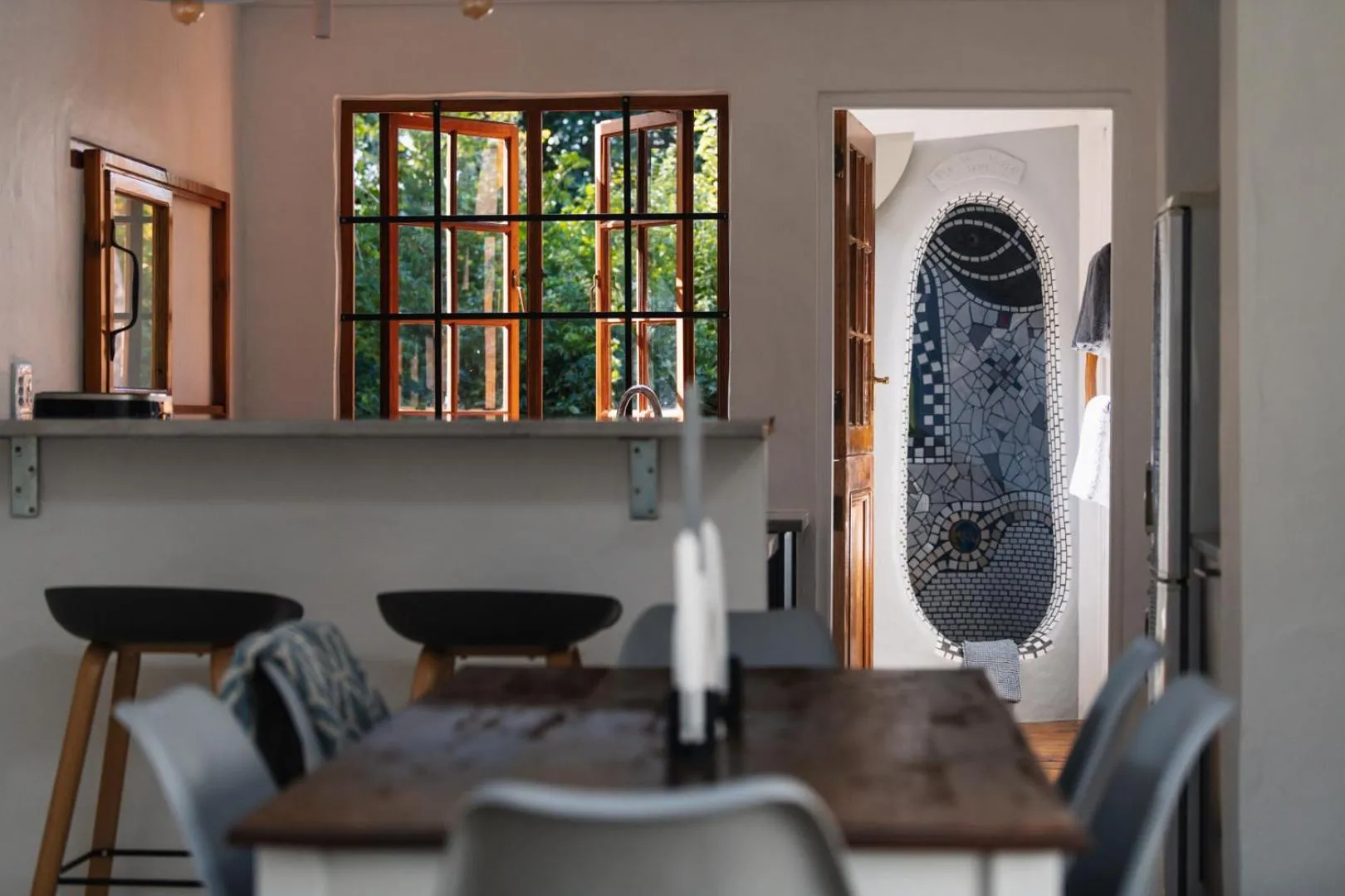 Shower in Moonshine on Whiskey Creek