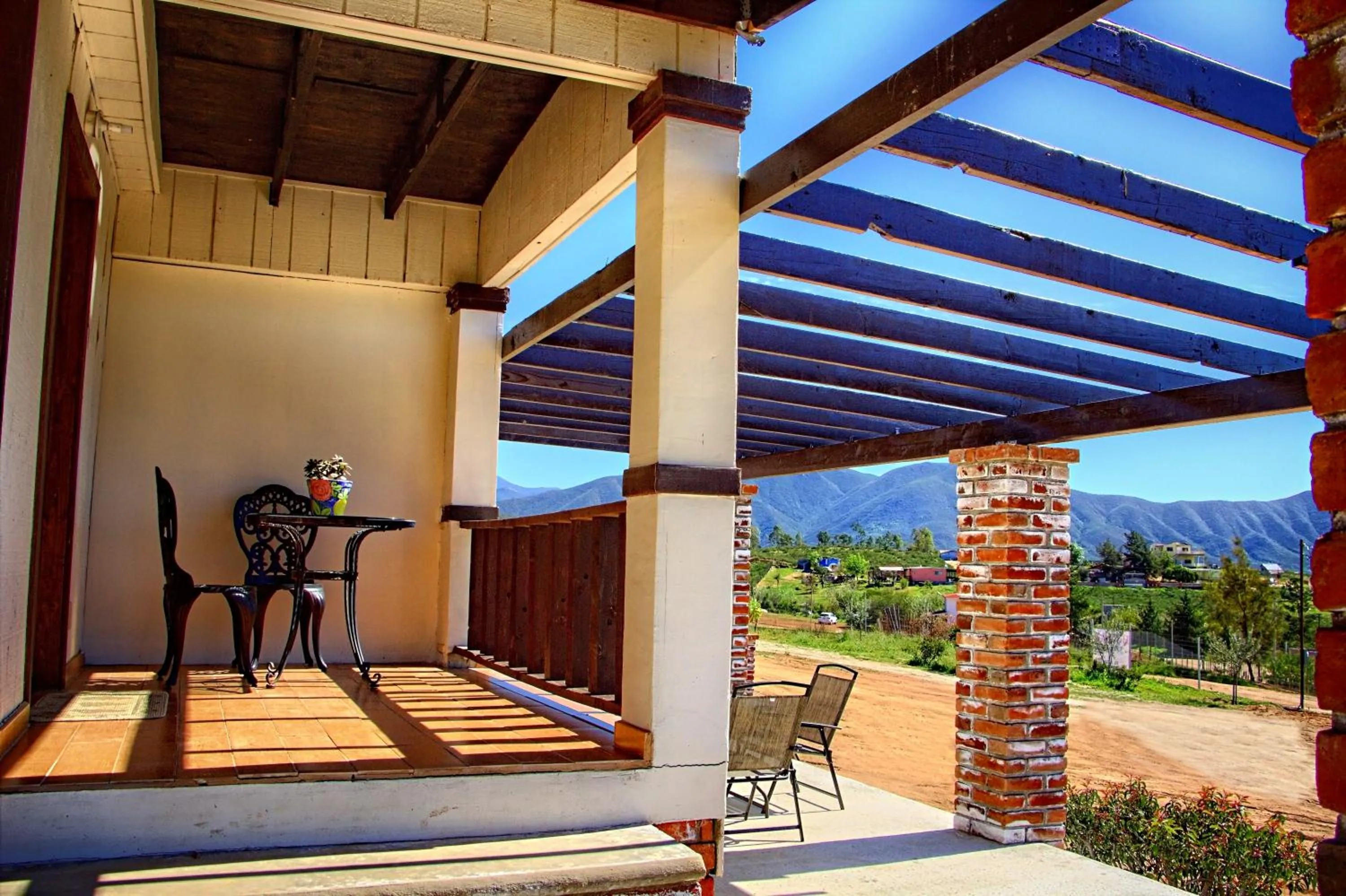 Patio in Quinta Sofia Valle de Guadalupe