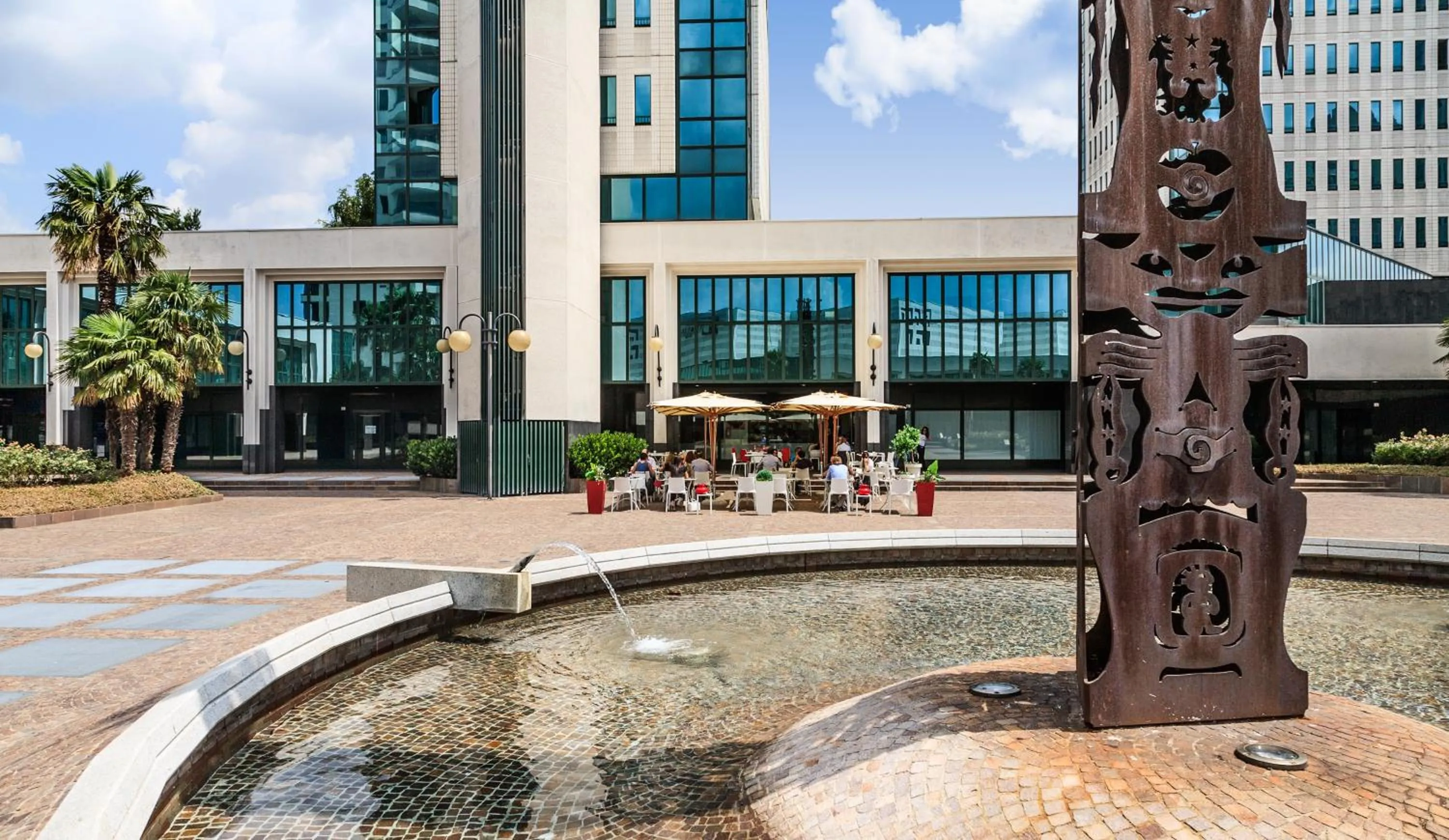 Decorative detail in Cosmo Residence