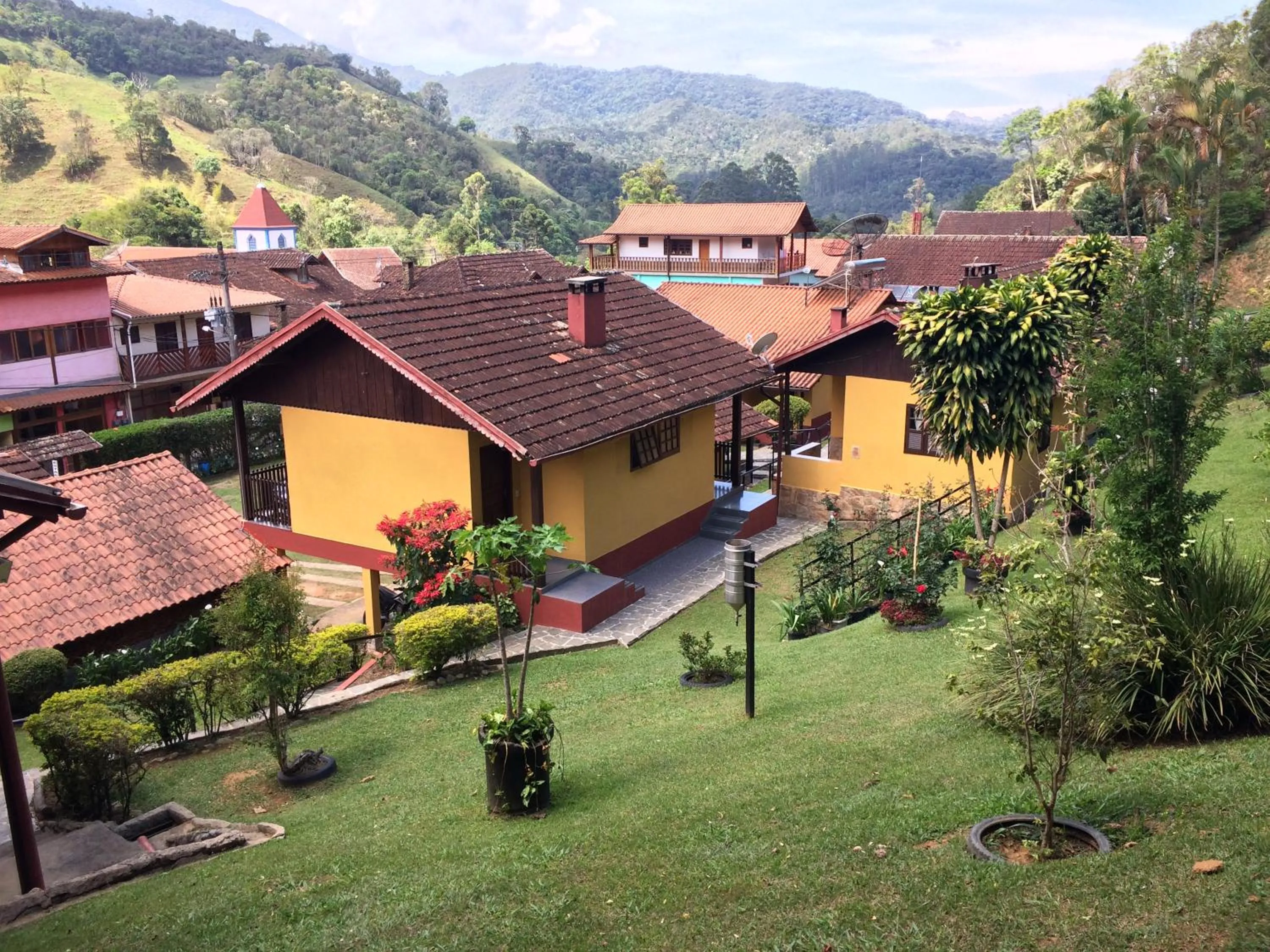 Garden view in Pousada Águas Claras