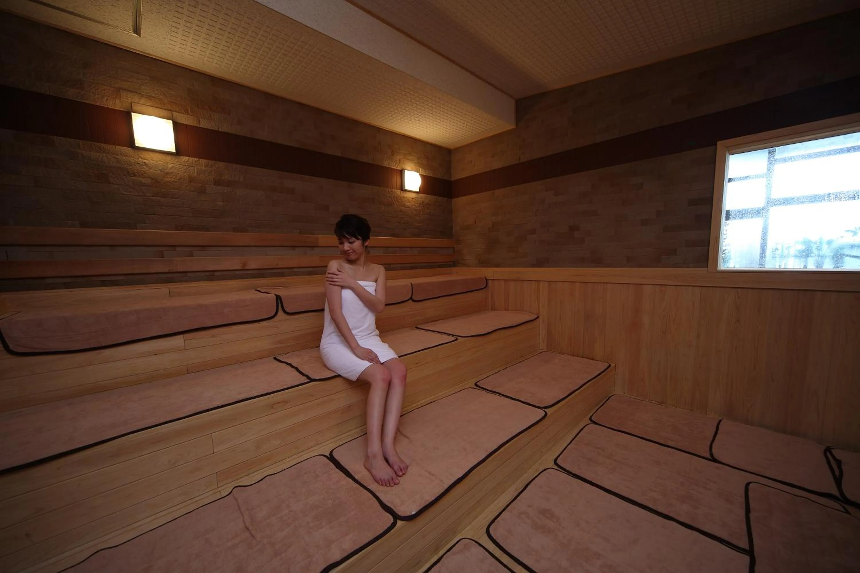 Sauna in Hotel Amandi