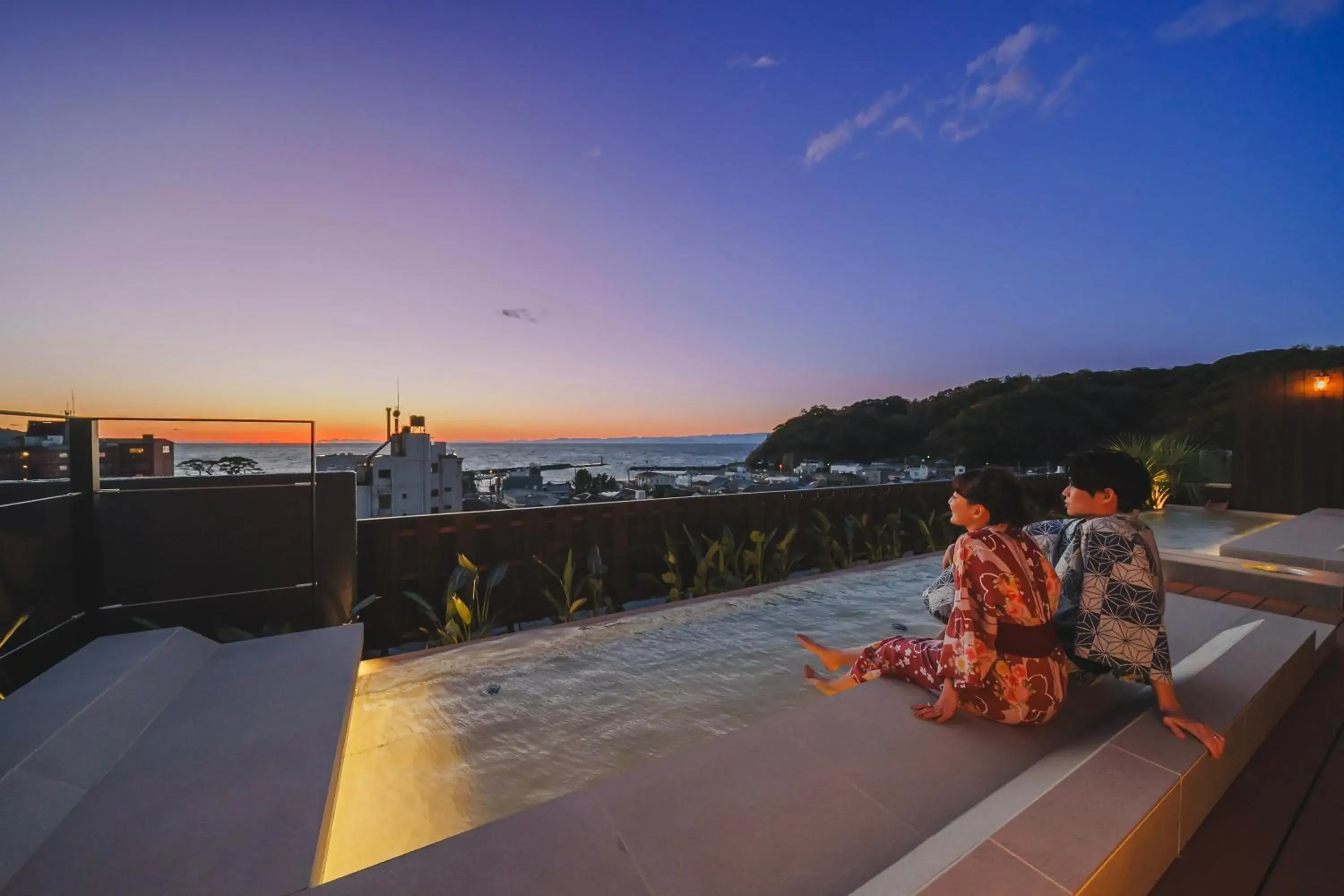 Balcony/Terrace in Atarayo Nishiizu Onsen Balcony/Terrace in Atarayo Nishiizu Onsen