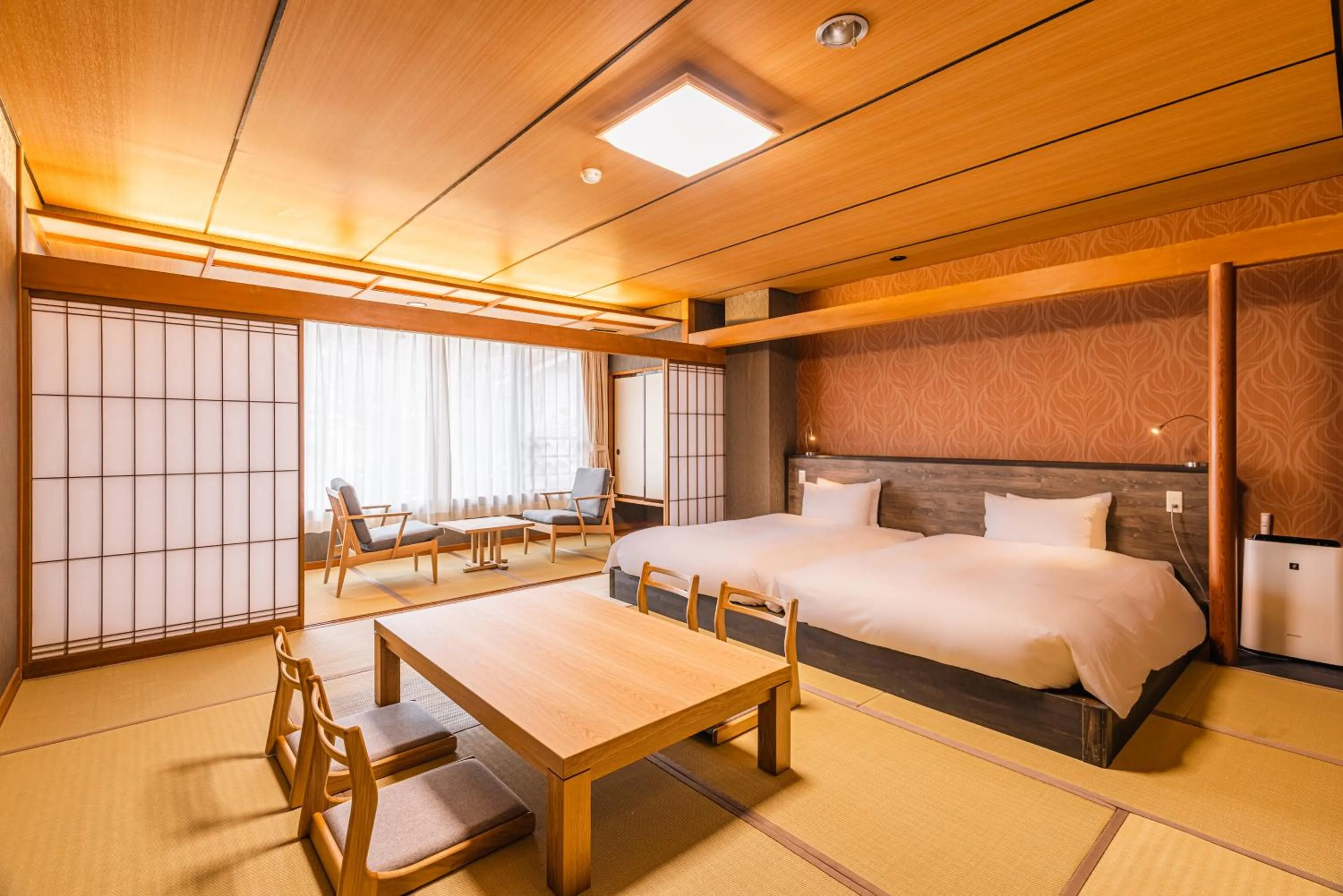 Bed in Atarayo Nishiizu Onsen