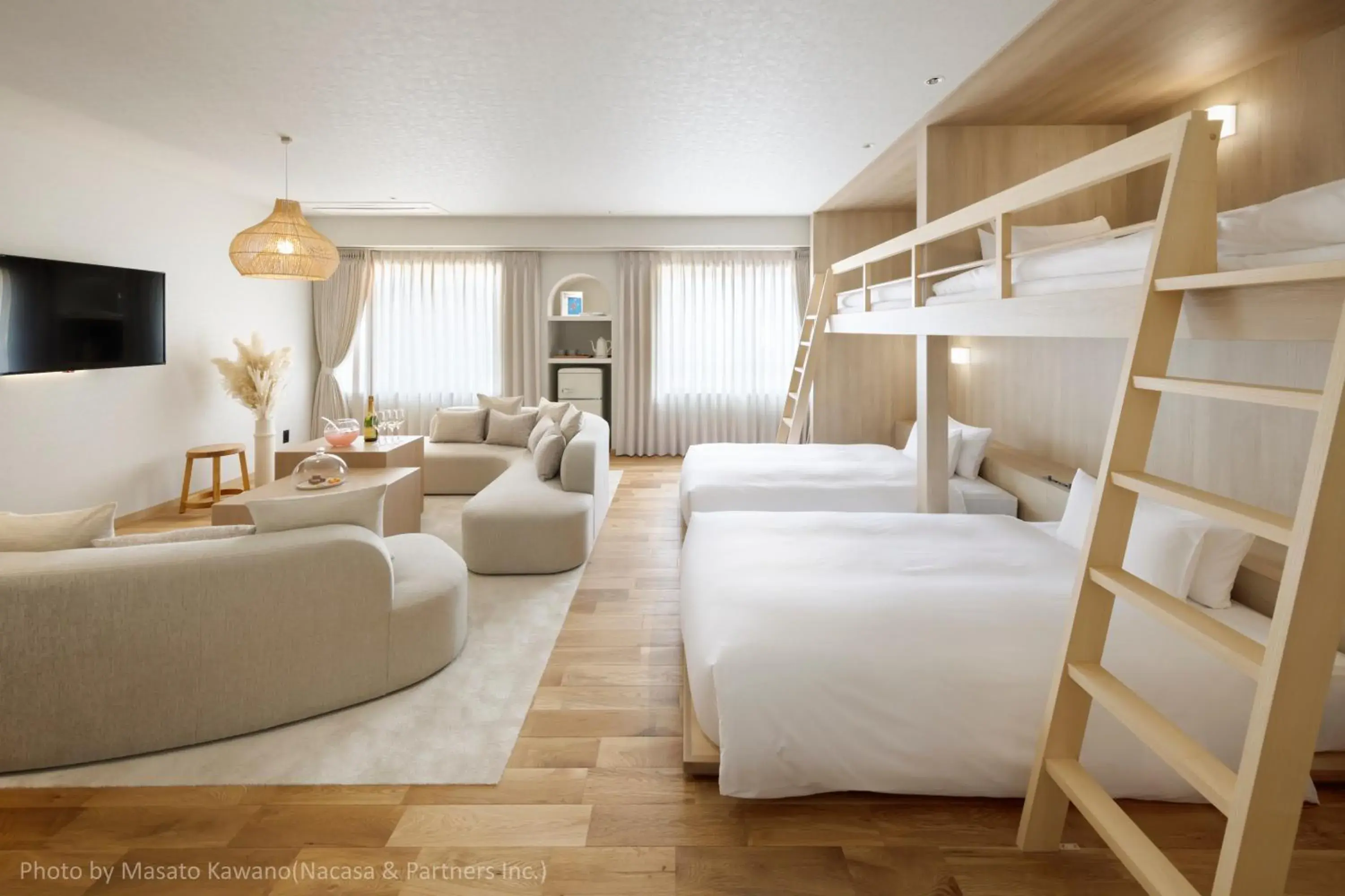 Bed in Atarayo Nishiizu Onsen Bed in Atarayo Nishiizu Onsen