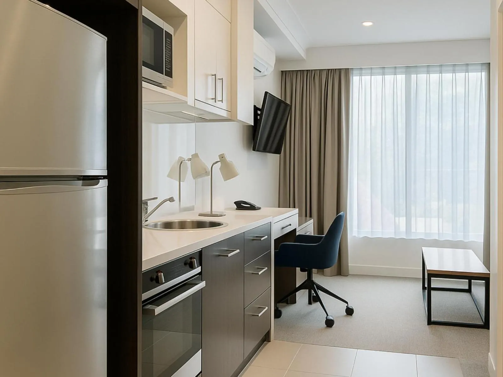 Kitchen or kitchenette in Quest East Perth