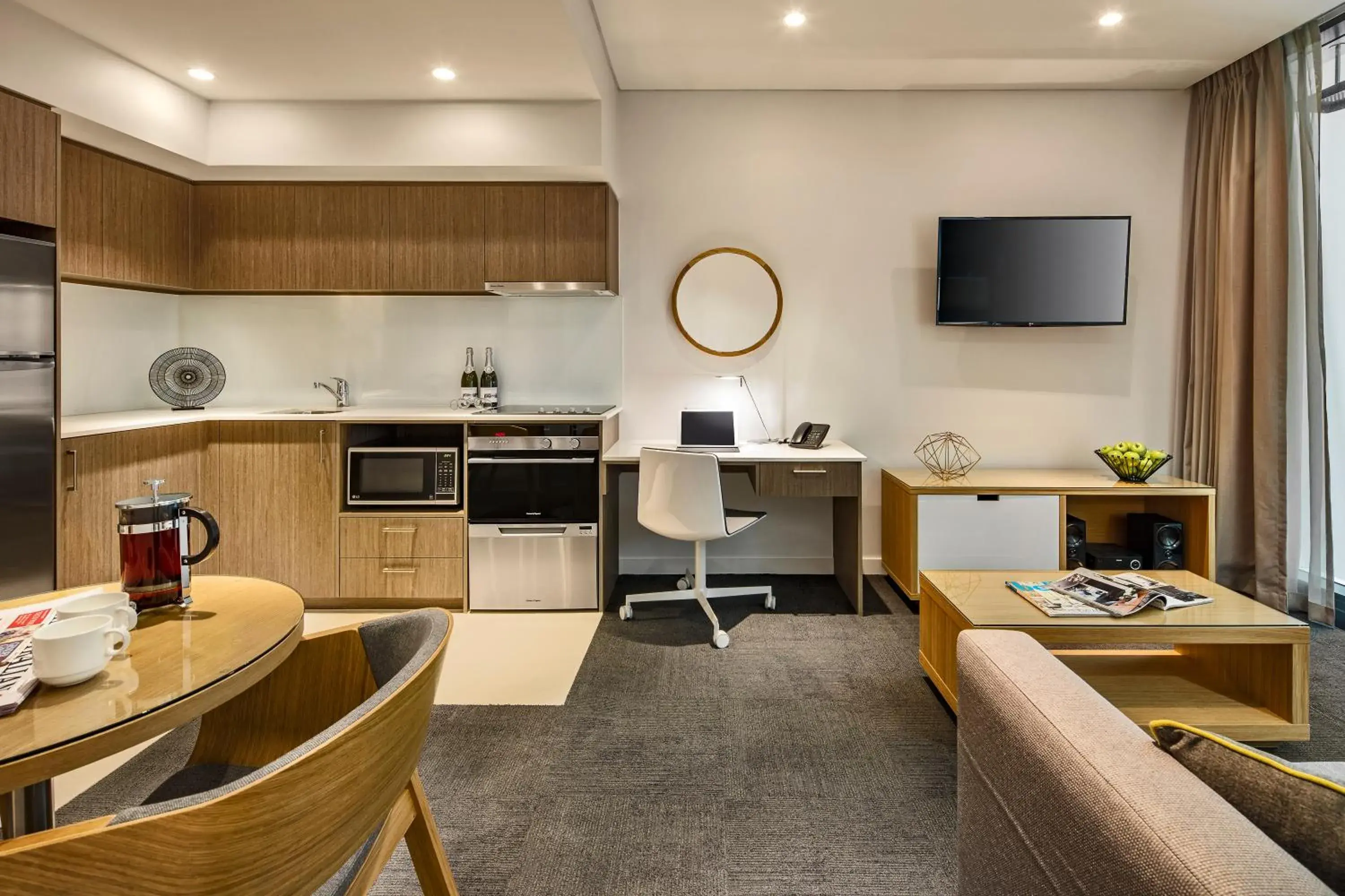 Living room in Quest Mounts Bay Road Living room in Quest Mounts Bay Road