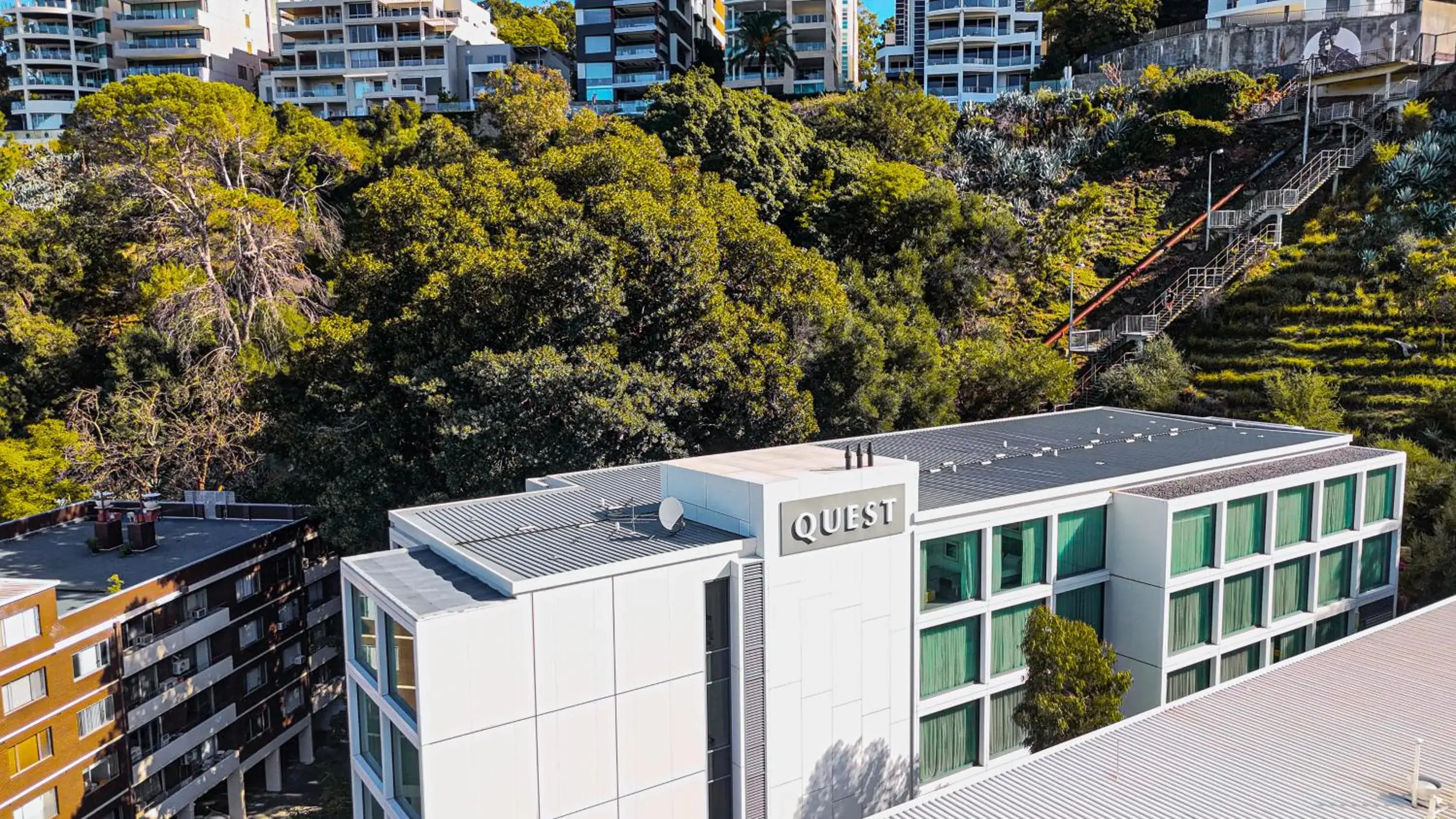 Property building in Quest Mounts Bay Road Property building in Quest Mounts Bay Road