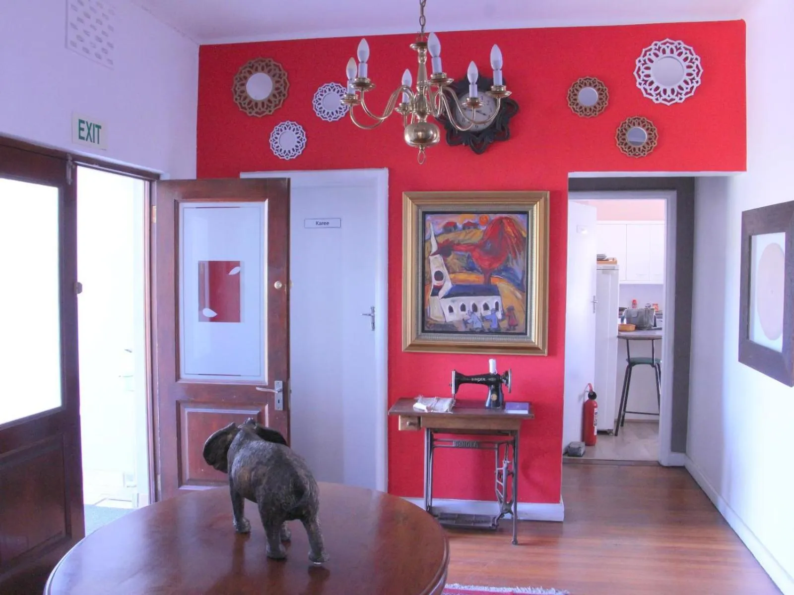 Decorative detail in The Boston Guest House