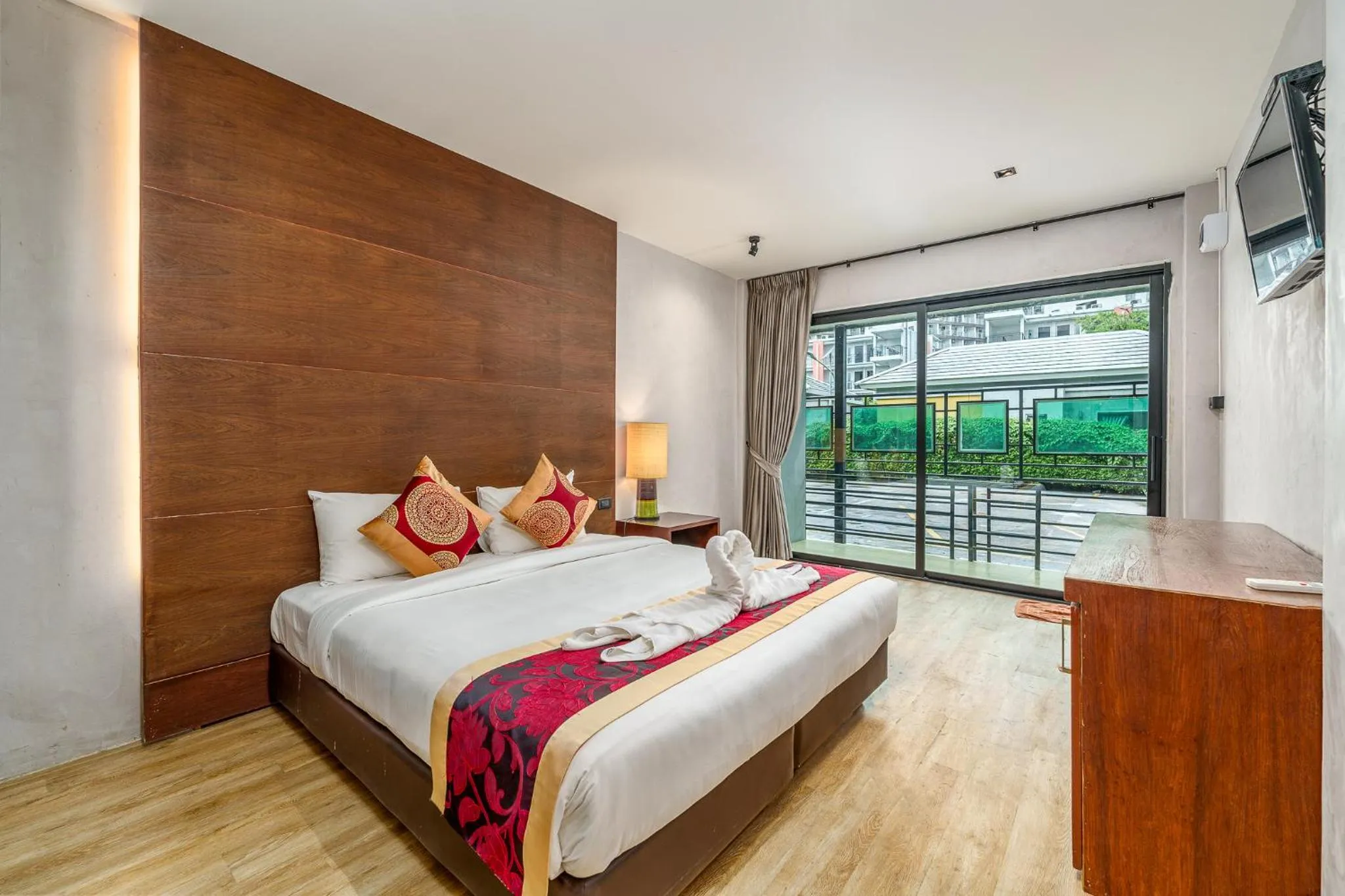 Bed in Villa Navin Beach Residence