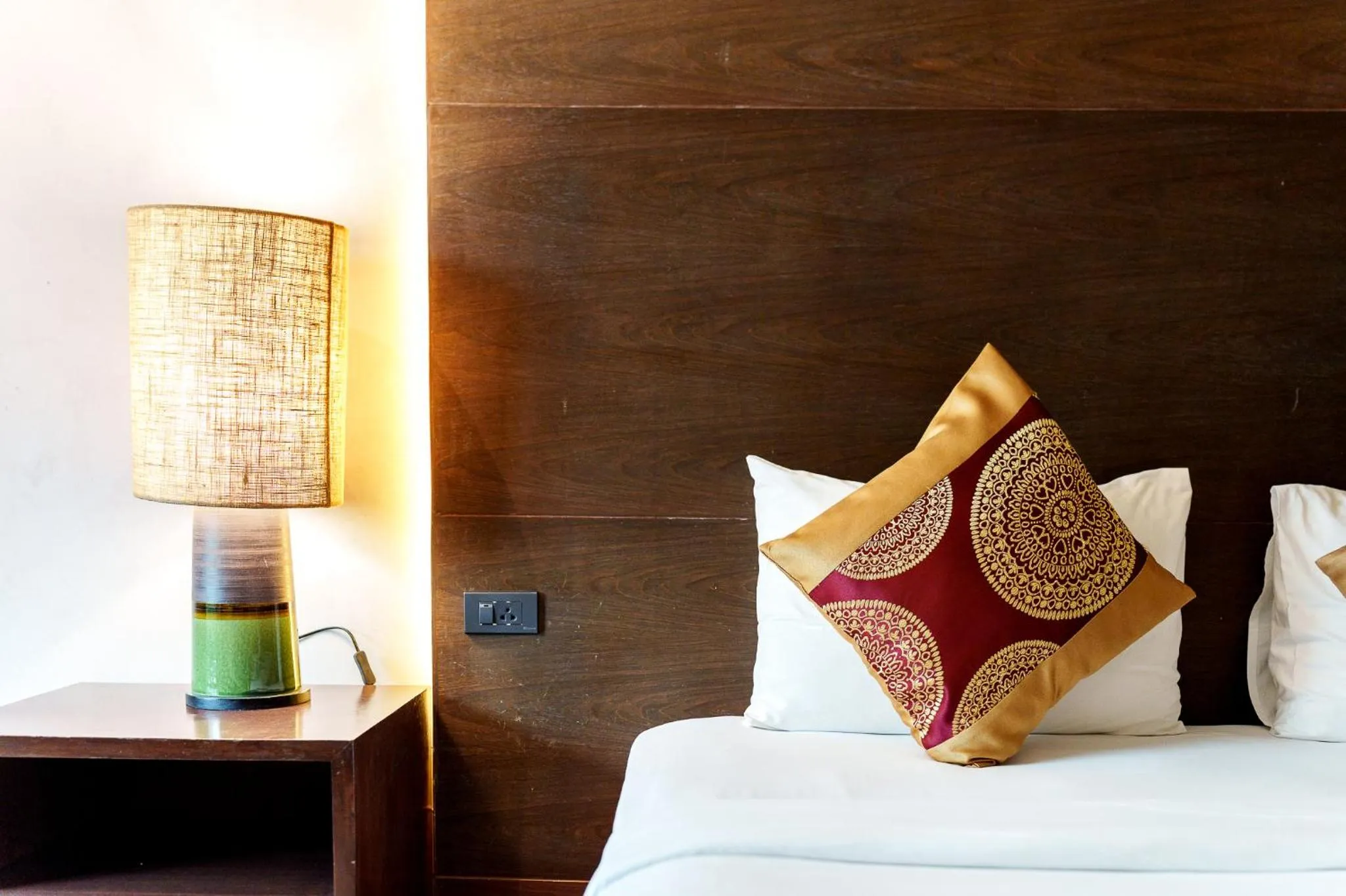 Bed in Villa Navin Beach Residence