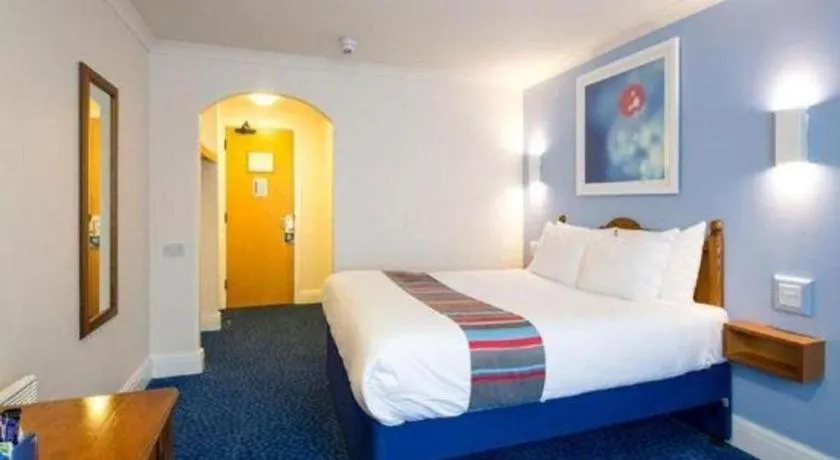 Bed in Travelodge Northampton Wootton