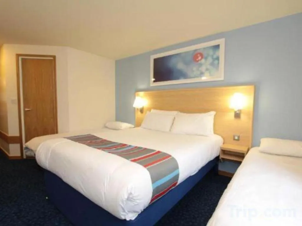 Bed in Travelodge Wirral Eastham