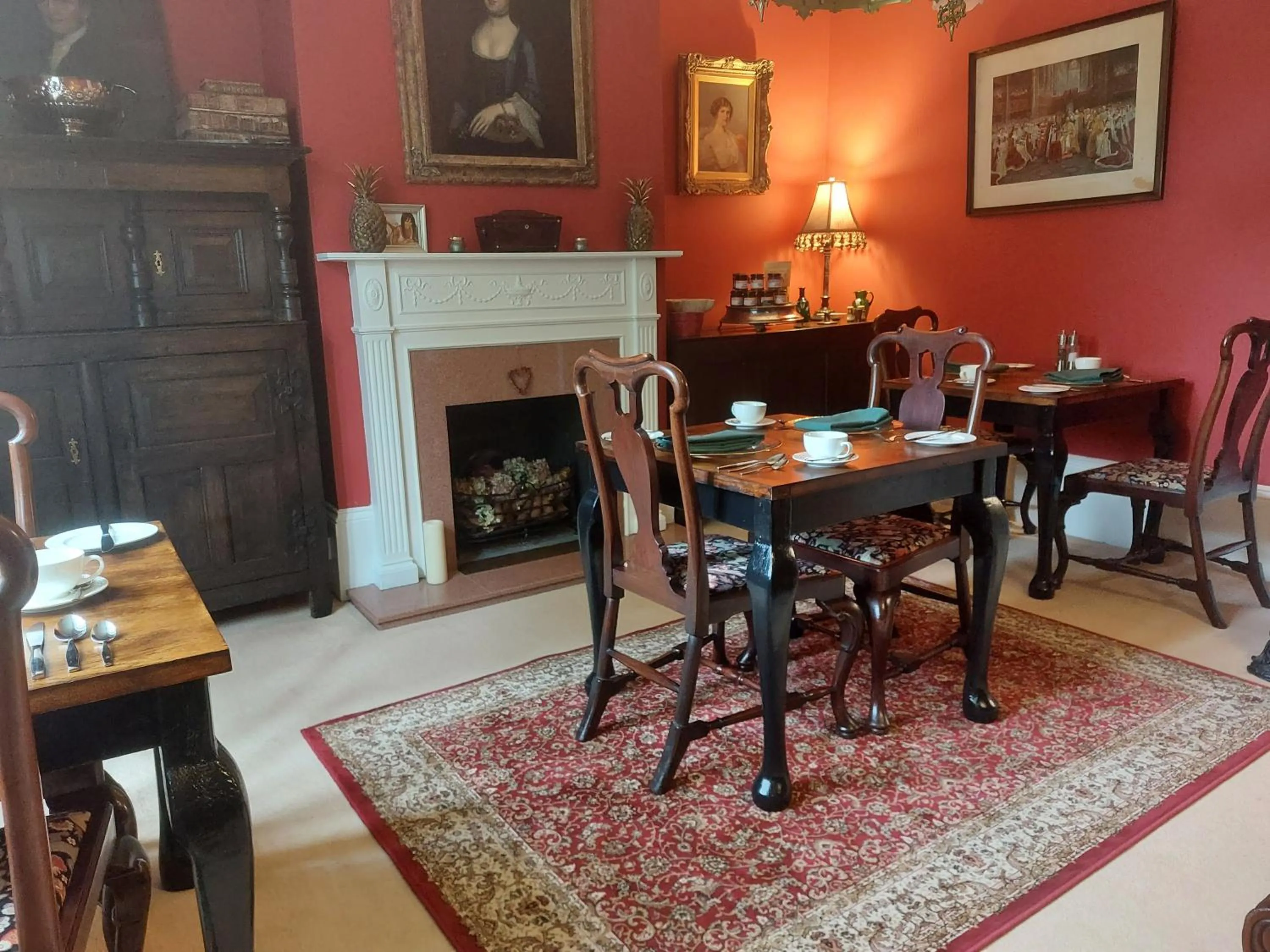 Dining area in Blaisdon House B&B
