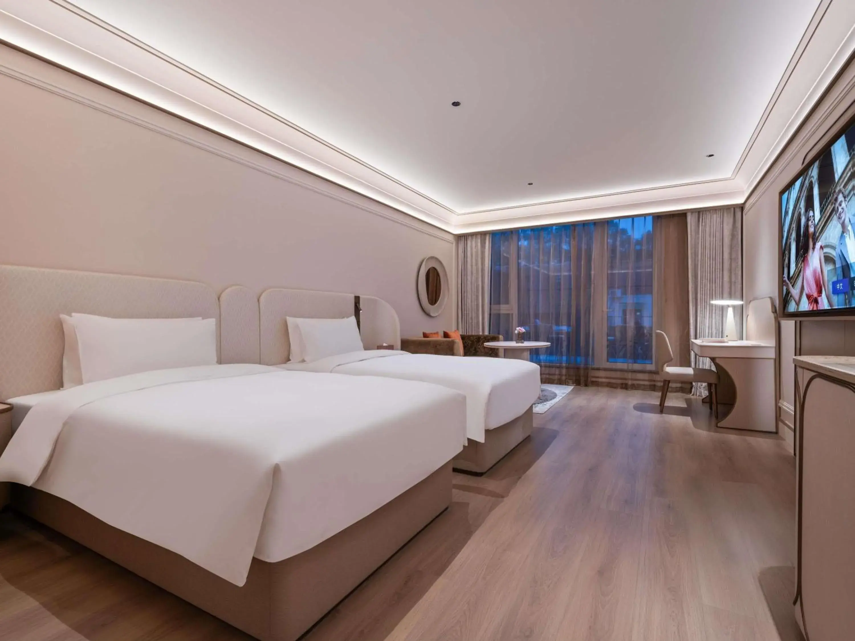 Deluxe Room Twin Beds in Mercure Hangzhou West Lake Yuquan Deluxe Room Twin Beds in Mercure Hangzhou West Lake Yuquan