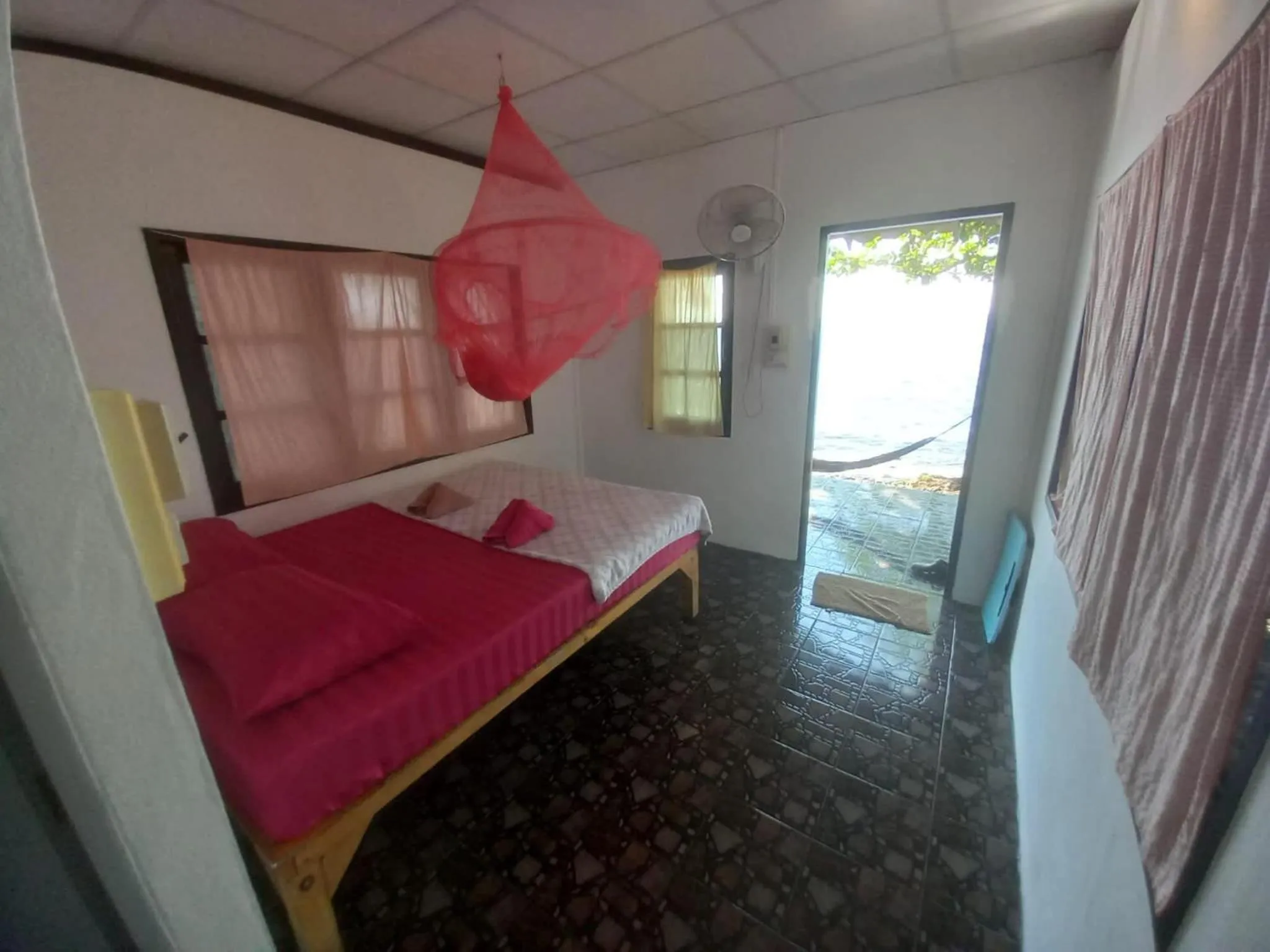 Bed in Blue Sky Resort