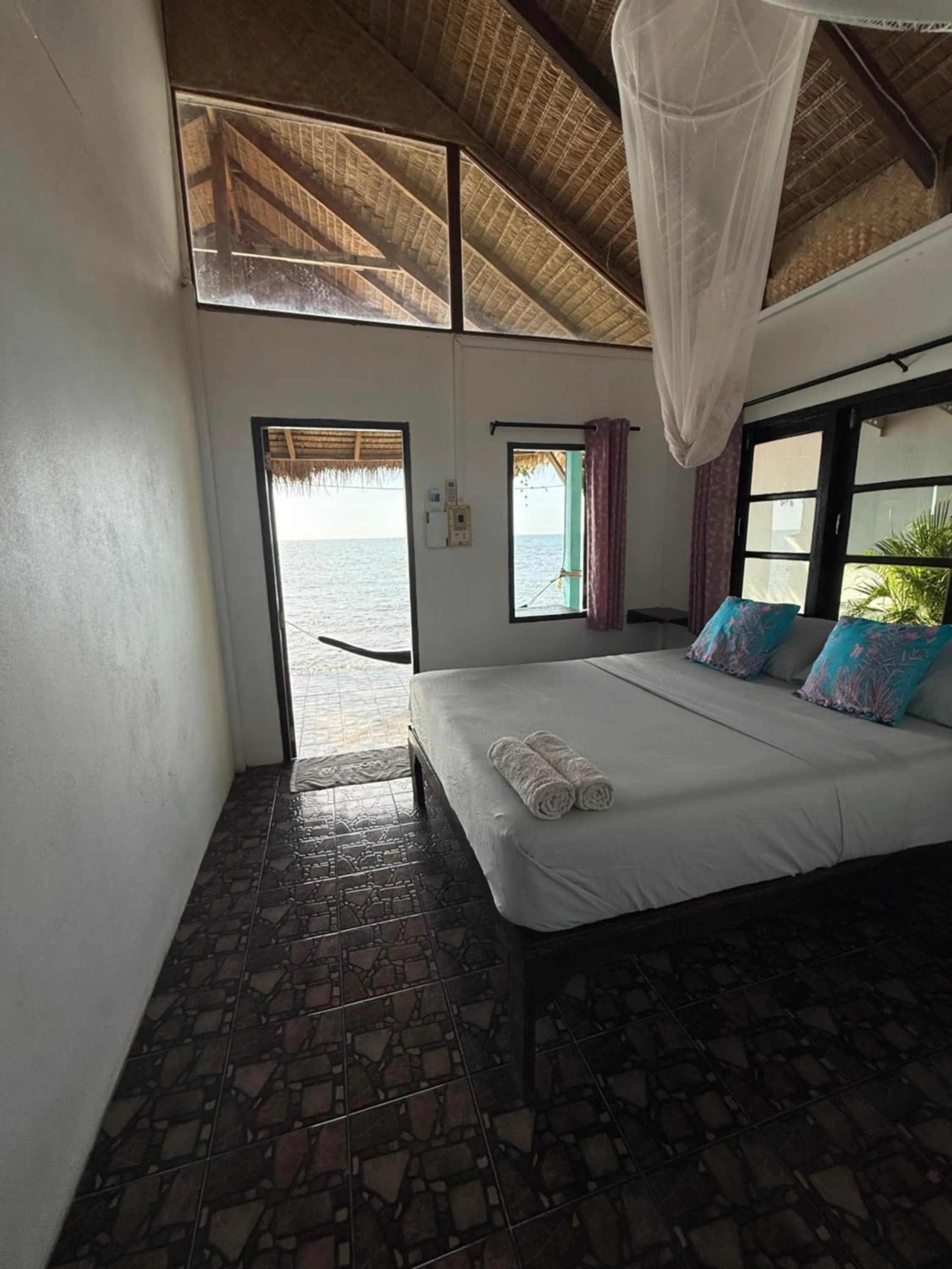 Bed in Blue Sky Resort