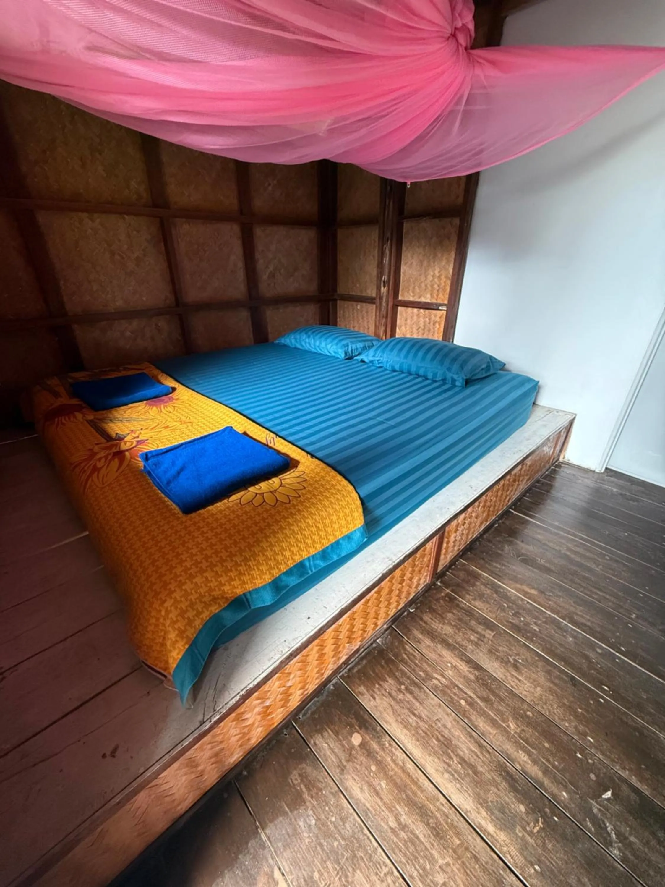 Bed in Blue Sky Resort