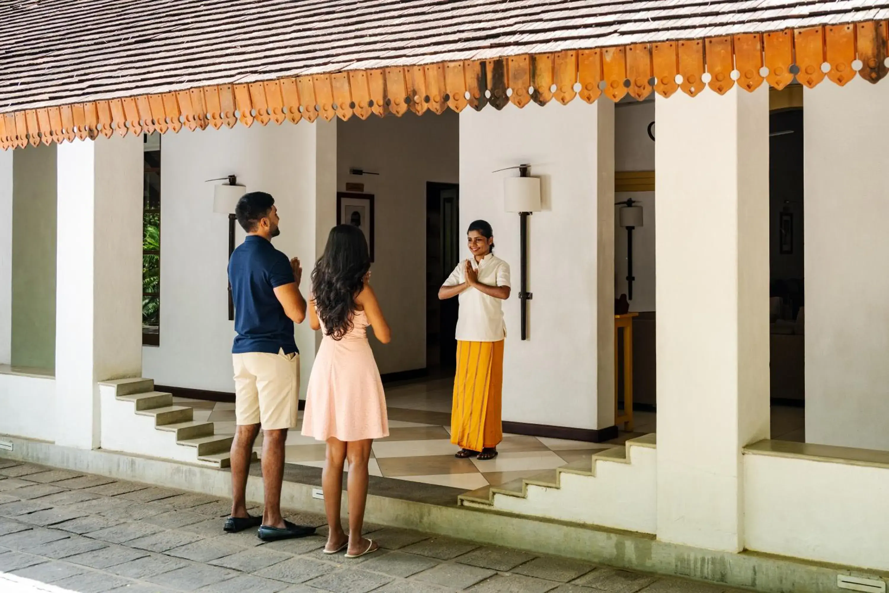 Facade/entrance in Jetwing Kaduruketha Facade/entrance in Jetwing Kaduruketha
