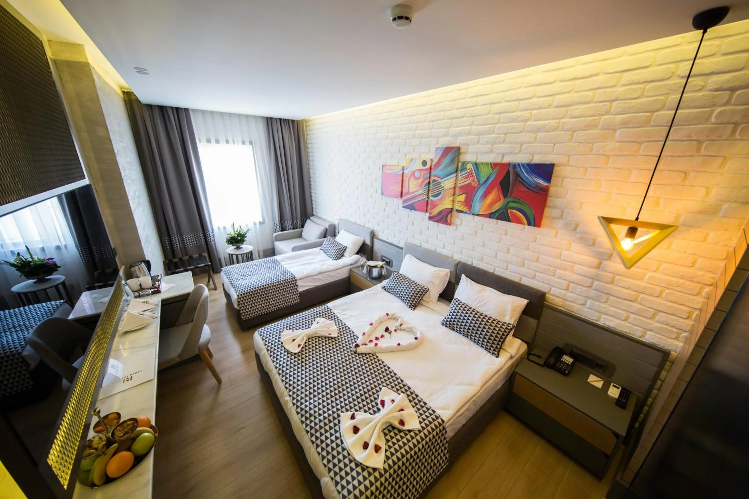 Bed in Laren Family Hotel & Spa - Boutique Class