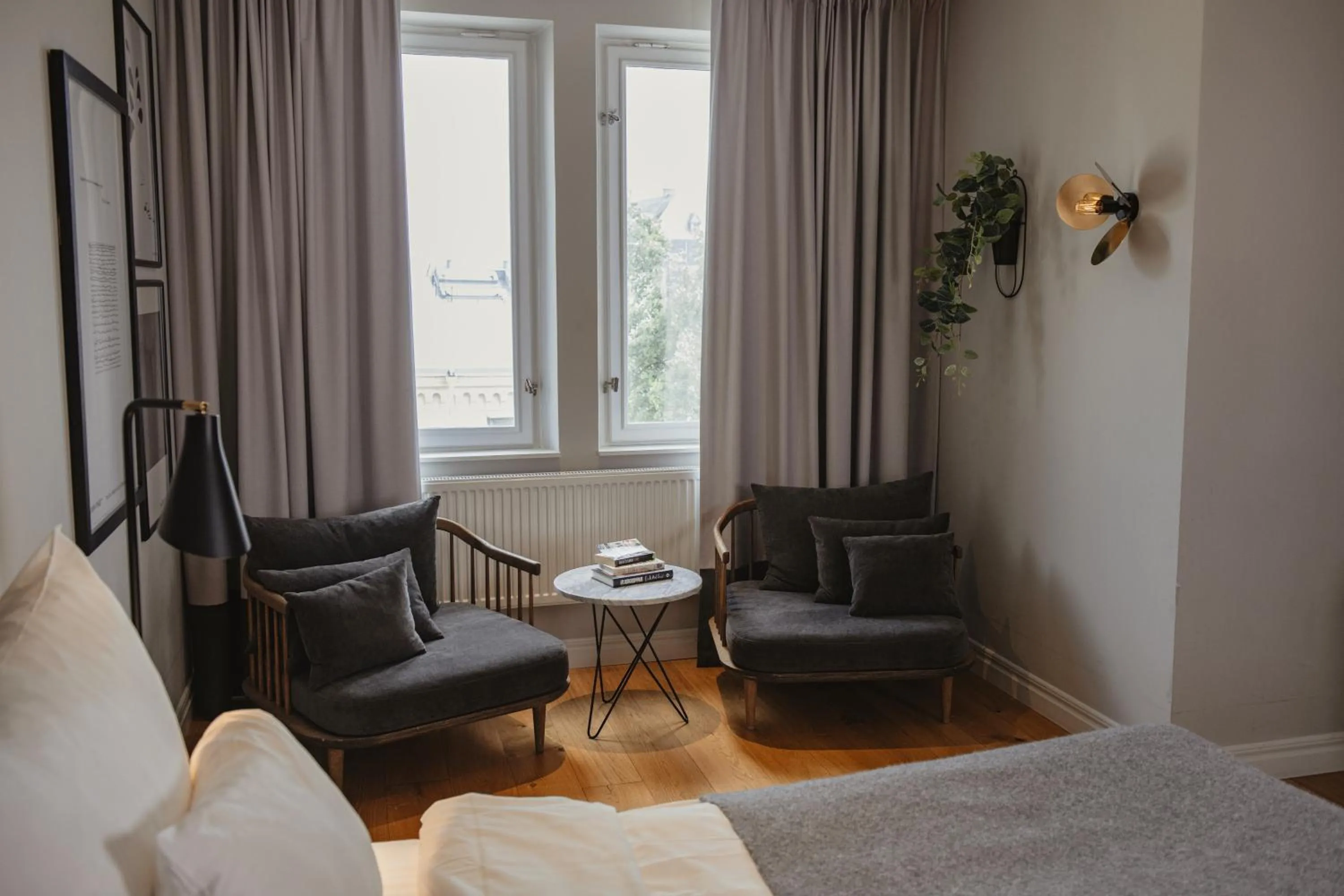 Property building in Home Hotel Borgen