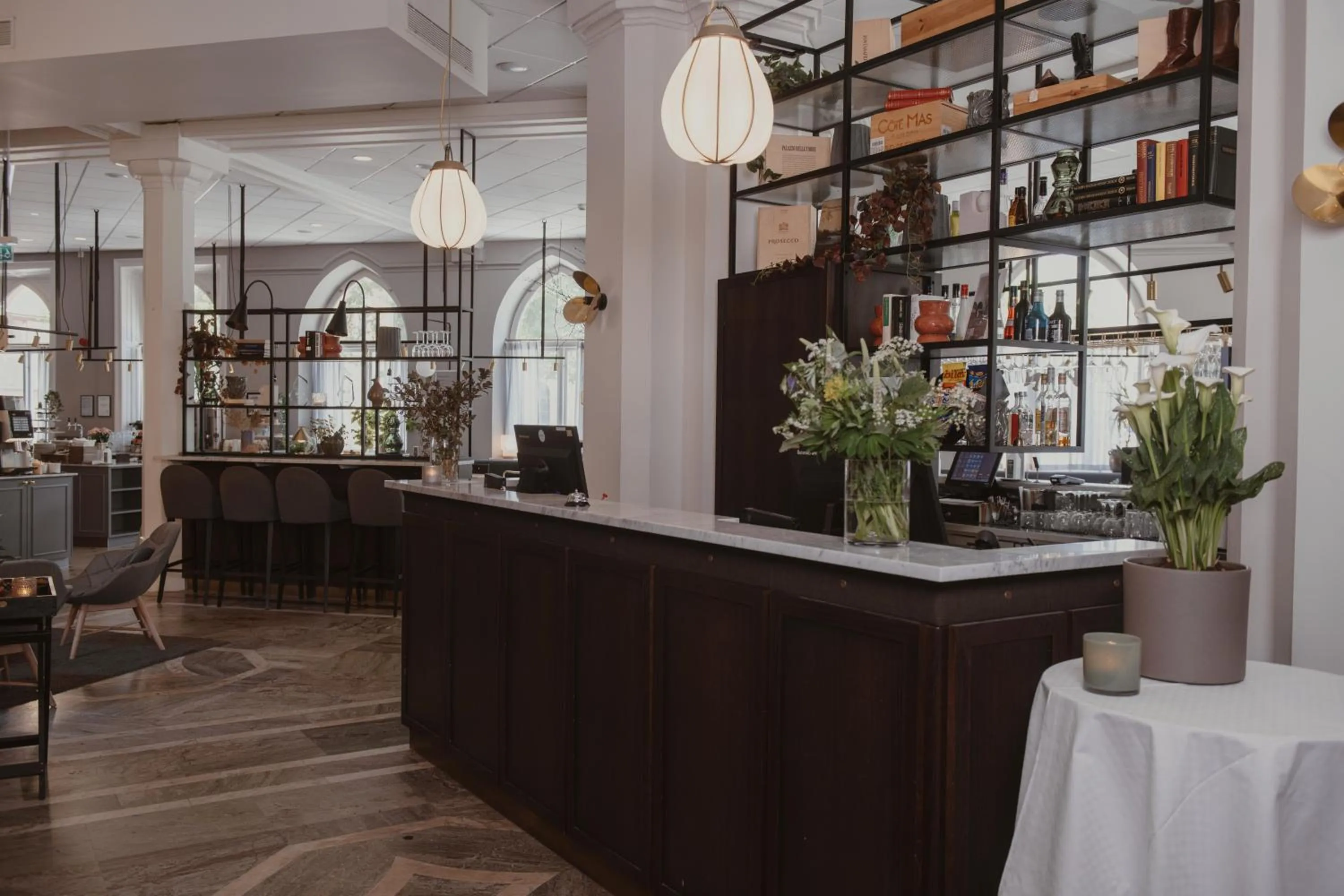 Property building in Home Hotel Borgen