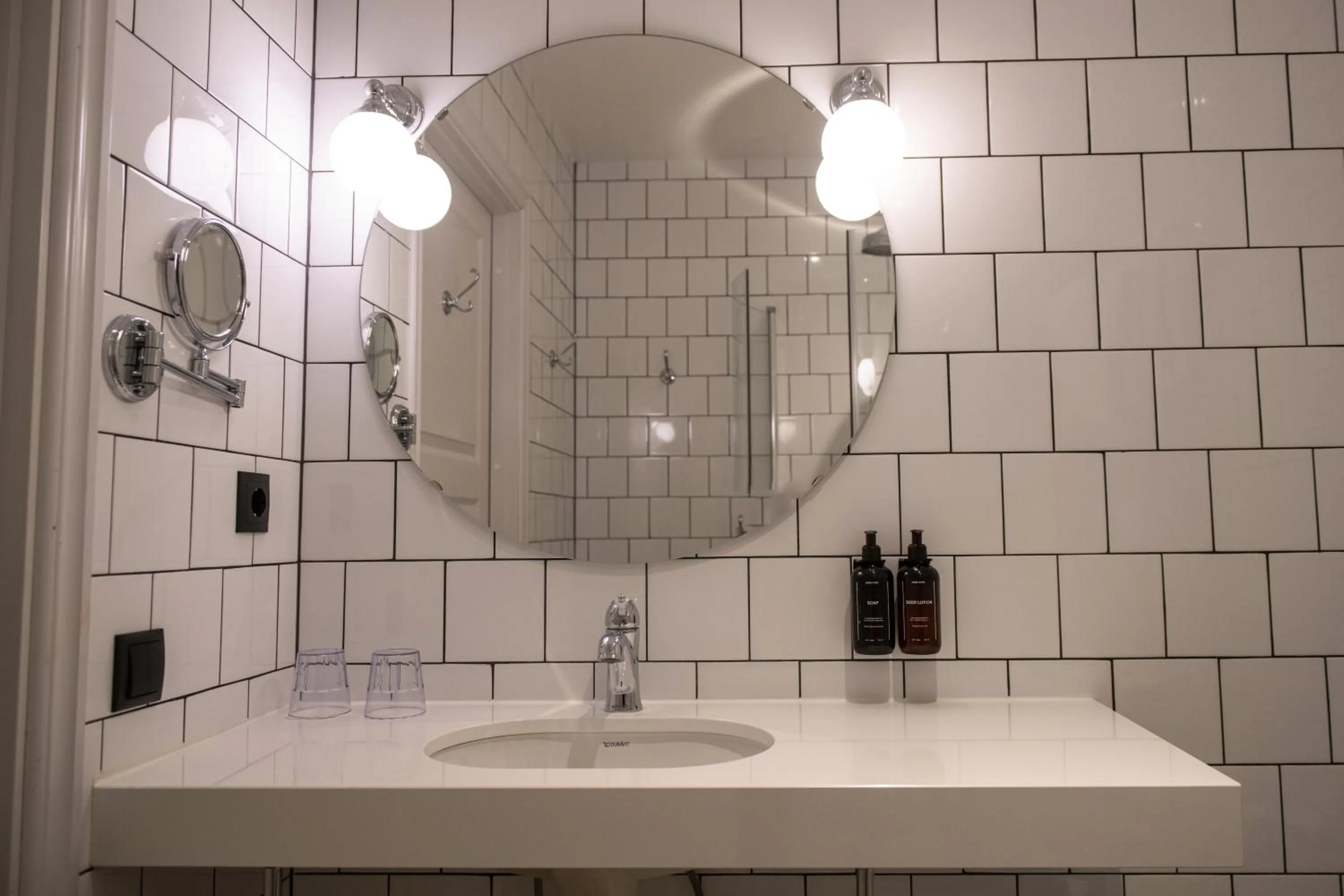 Property building in Home Hotel Borgen