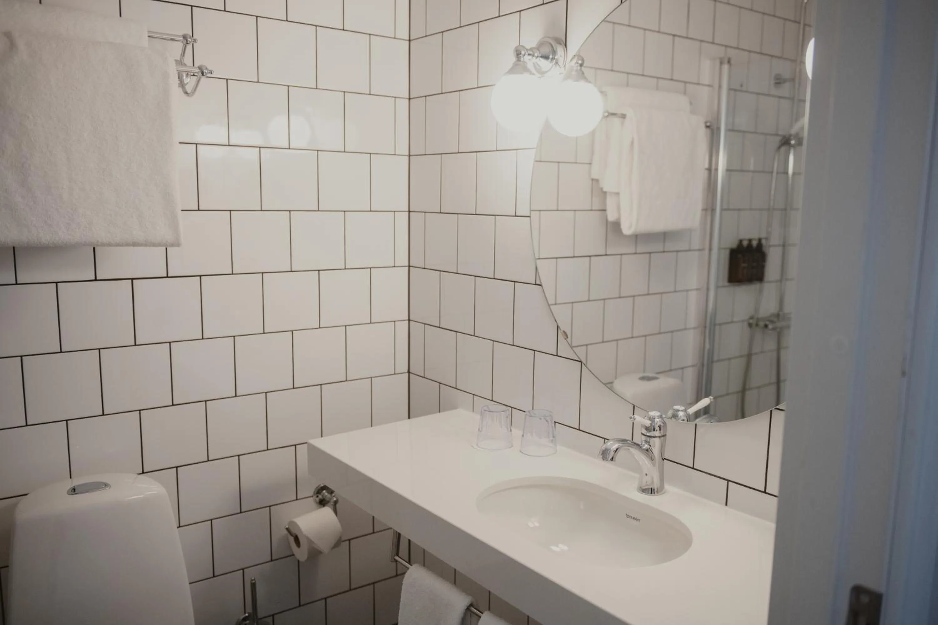 Property building in Home Hotel Borgen