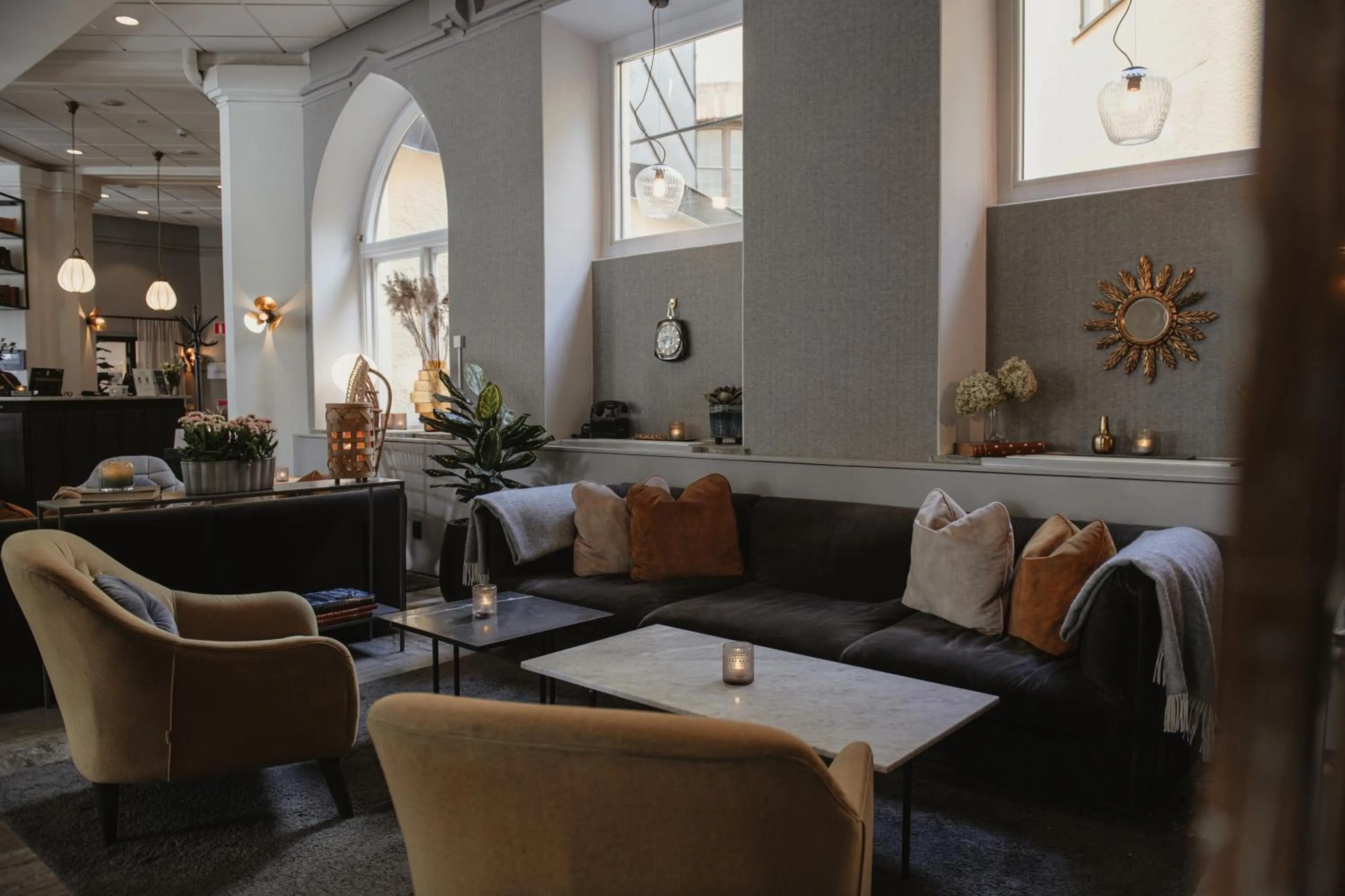 Property building in Home Hotel Borgen