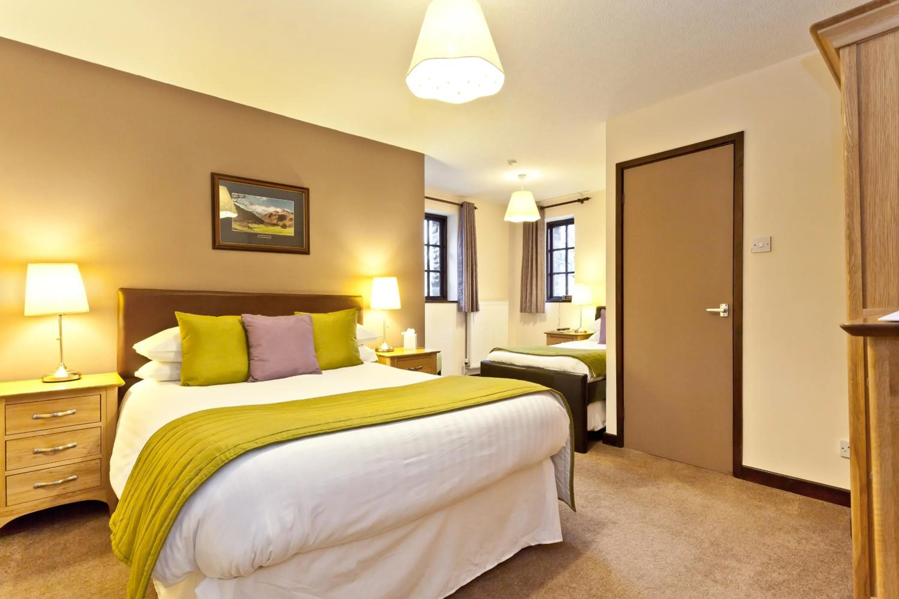 Bed in The Watermill Inn & Brewery