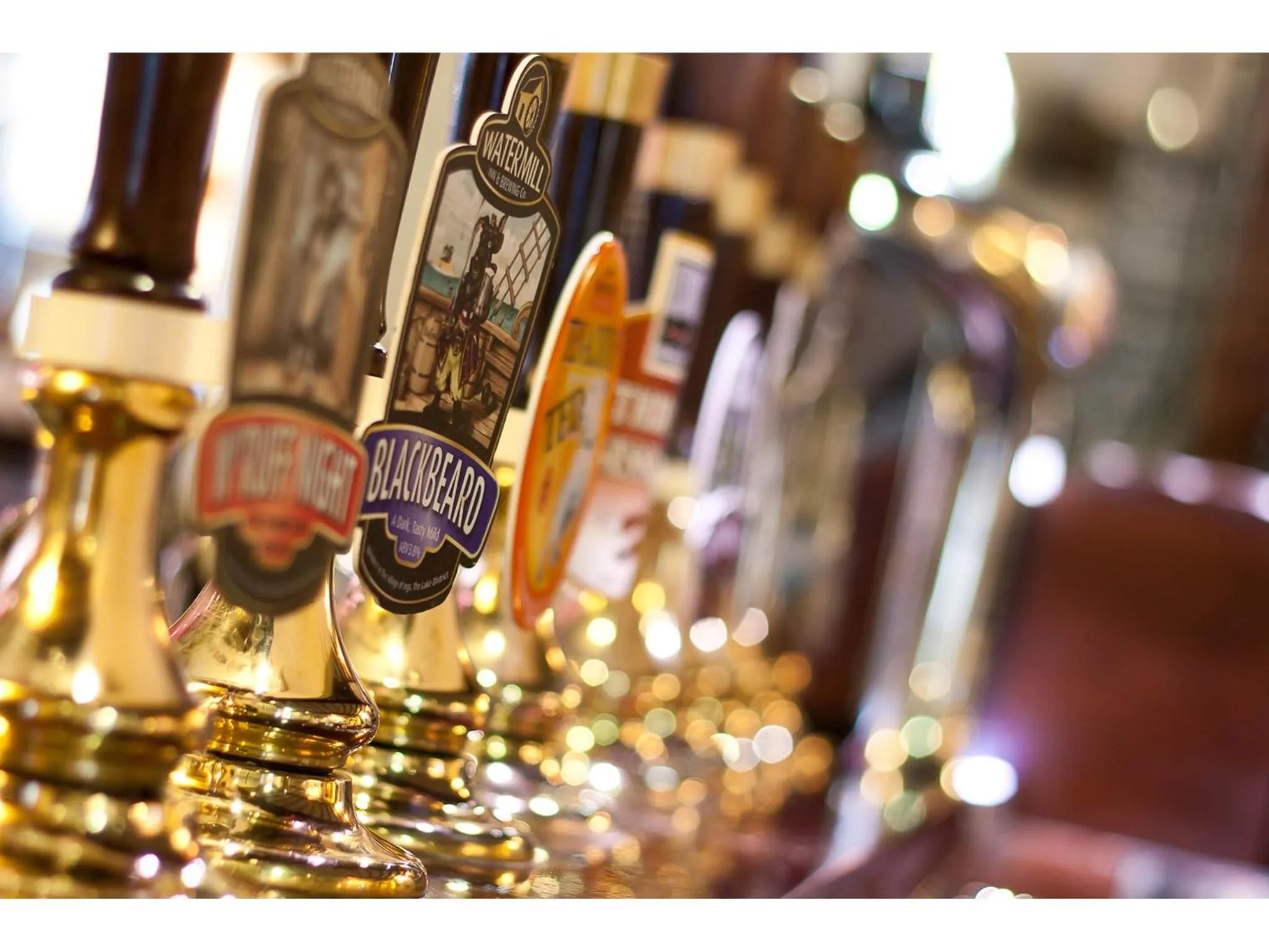 Alcoholic drinks in The Watermill Inn & Brewery