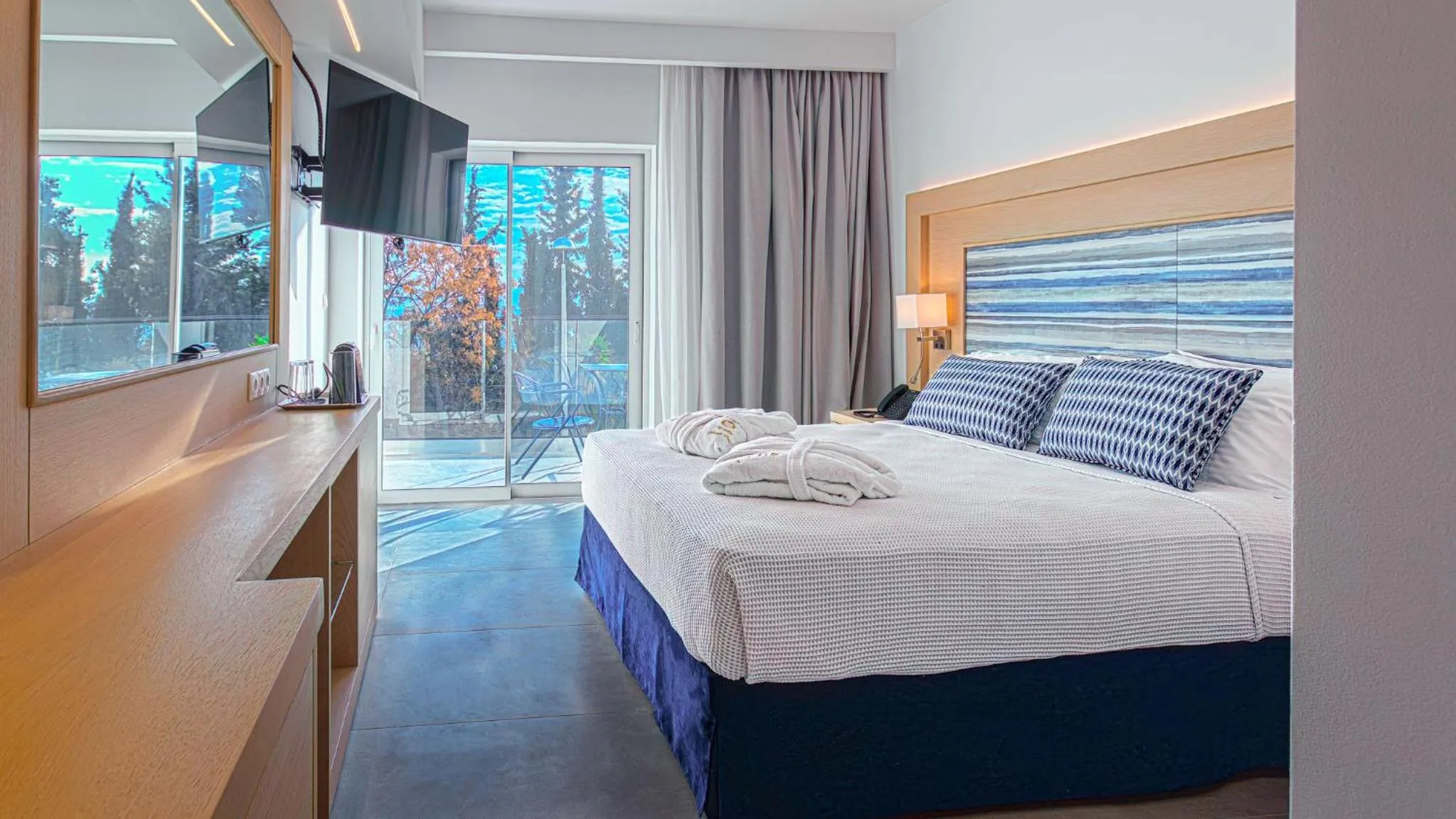 Bedroom, Bed in Paradise Resort Evia, a member of Radisson Individuals