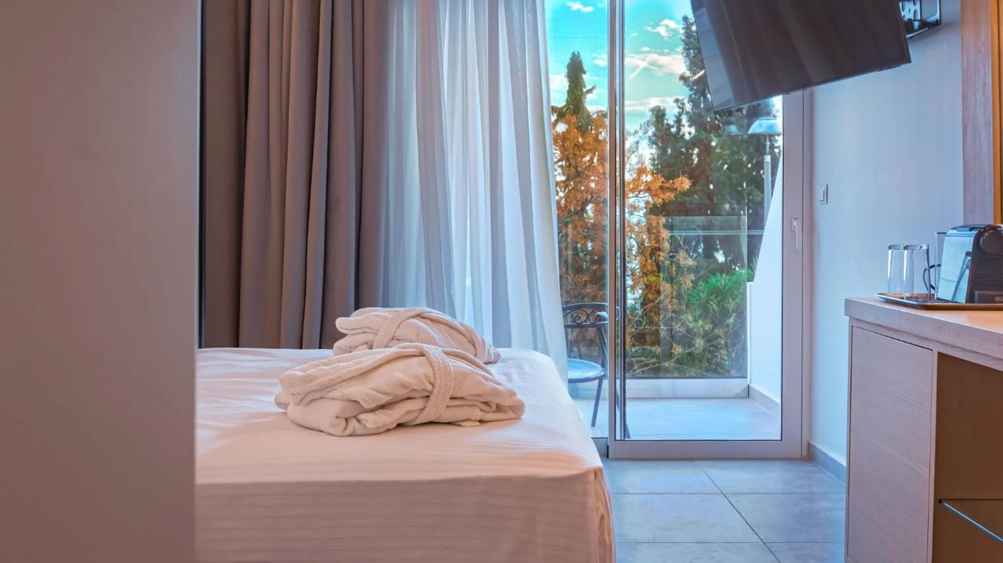 Bed in Paradise Resort Evia, a member of Radisson Individuals