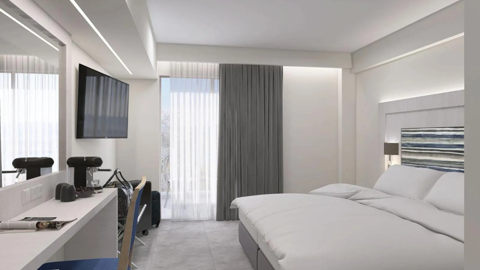 Bed in Paradise Resort Evia, a member of Radisson Individuals