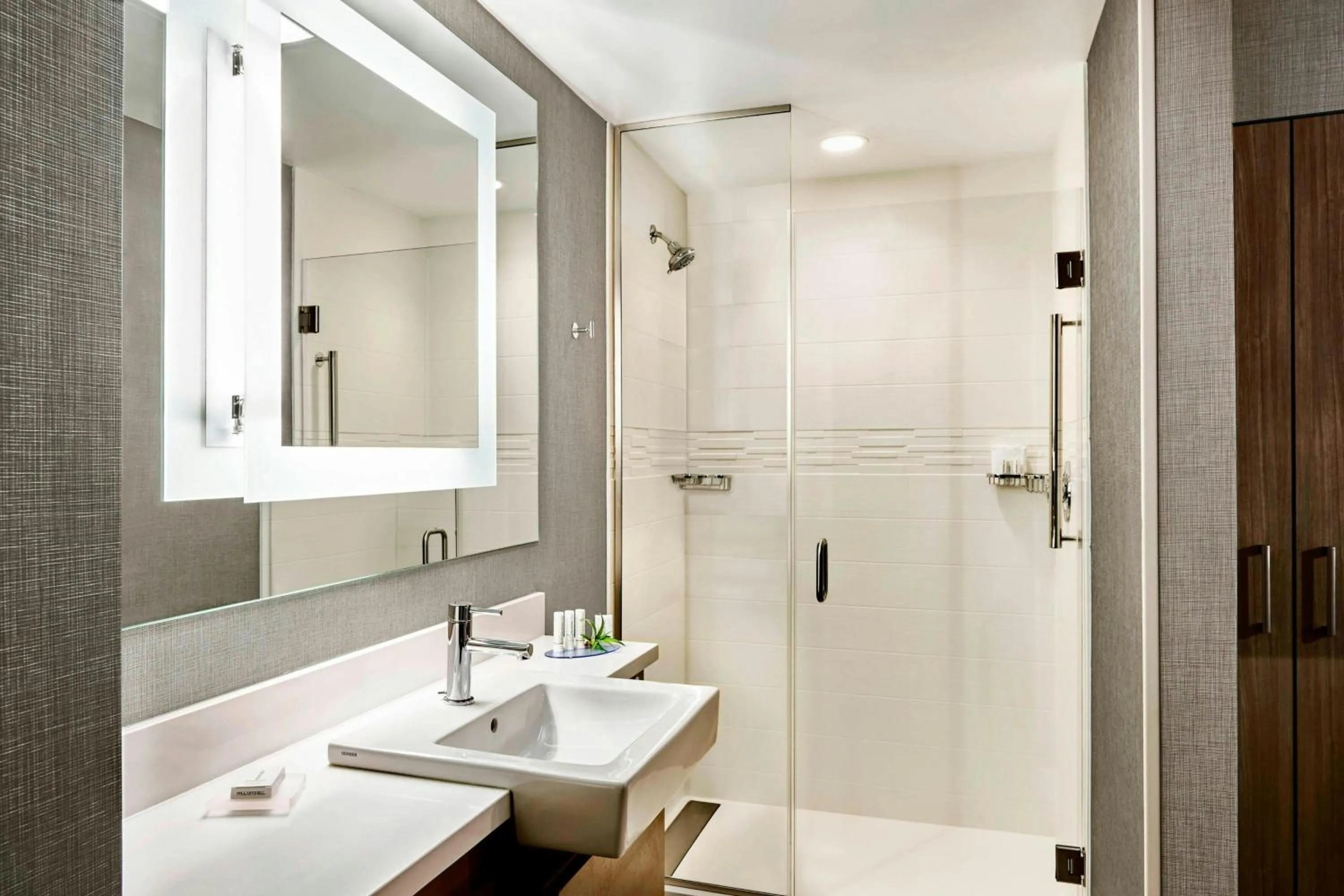 Bathroom in SpringHill Suites by Marriott Madison Fitchburg
