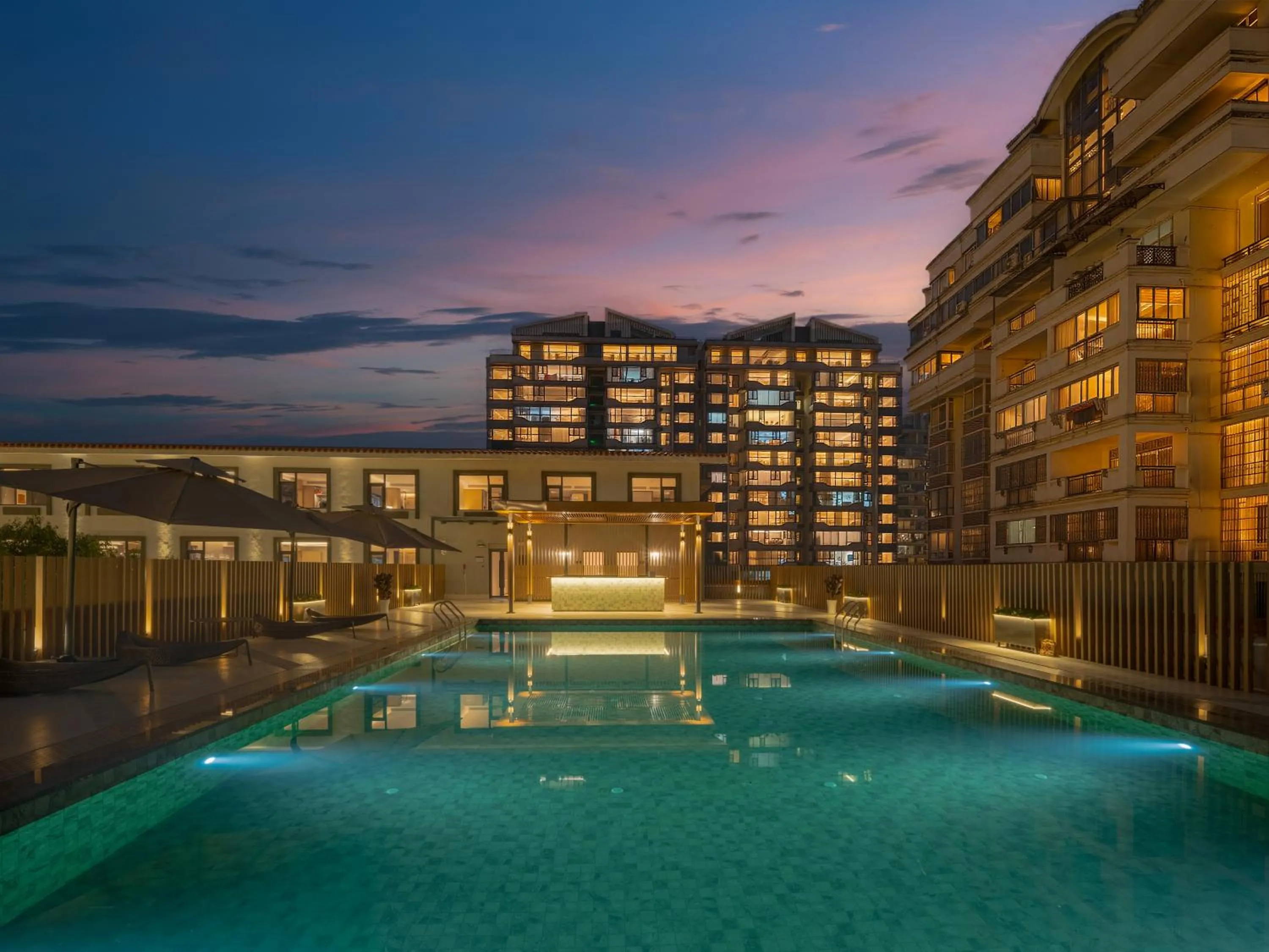 Pool view in Holiday Inn Guilin Qixing by IHG