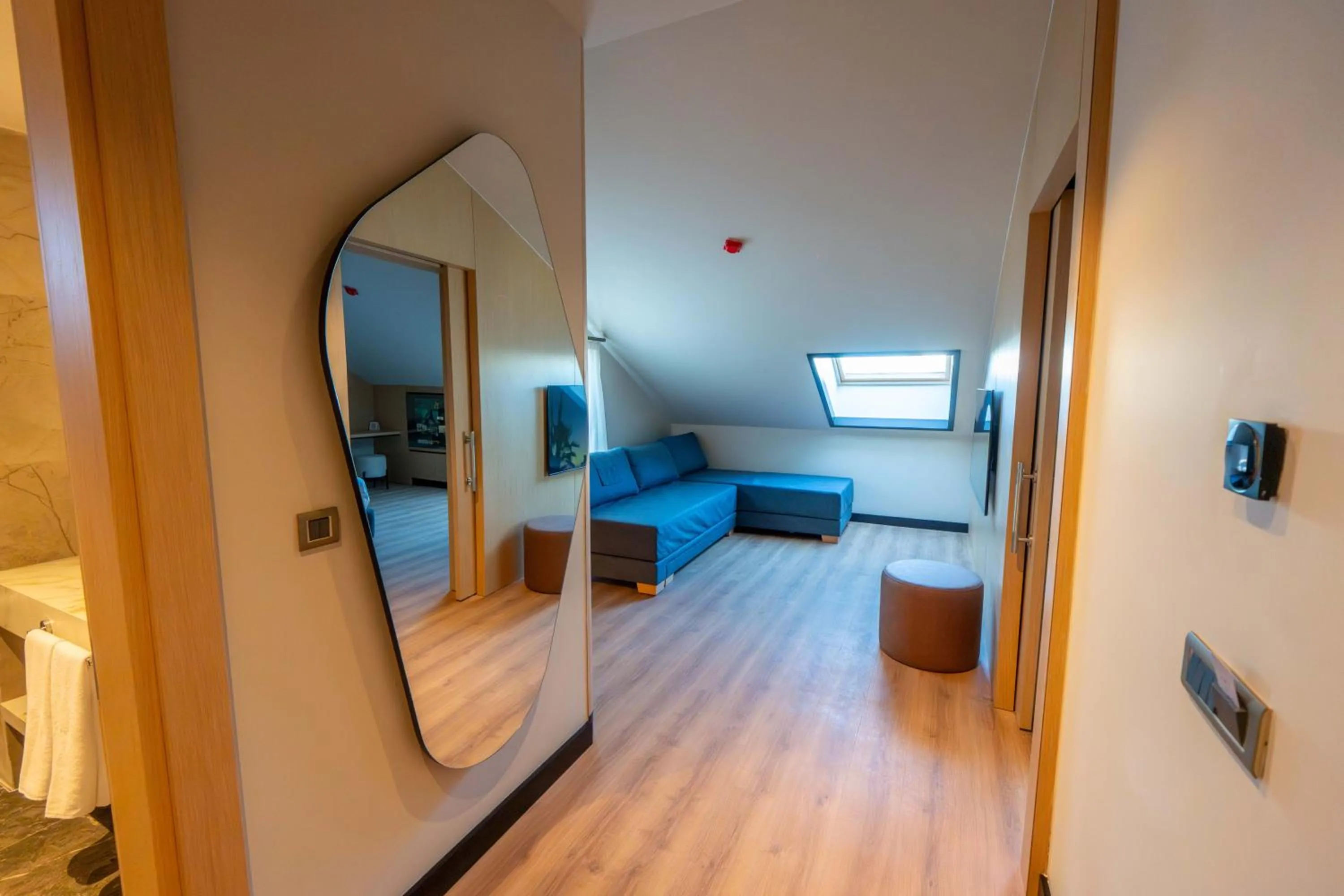Seating area, Bed in The Marni Hotel - Adults Only 12 Plus