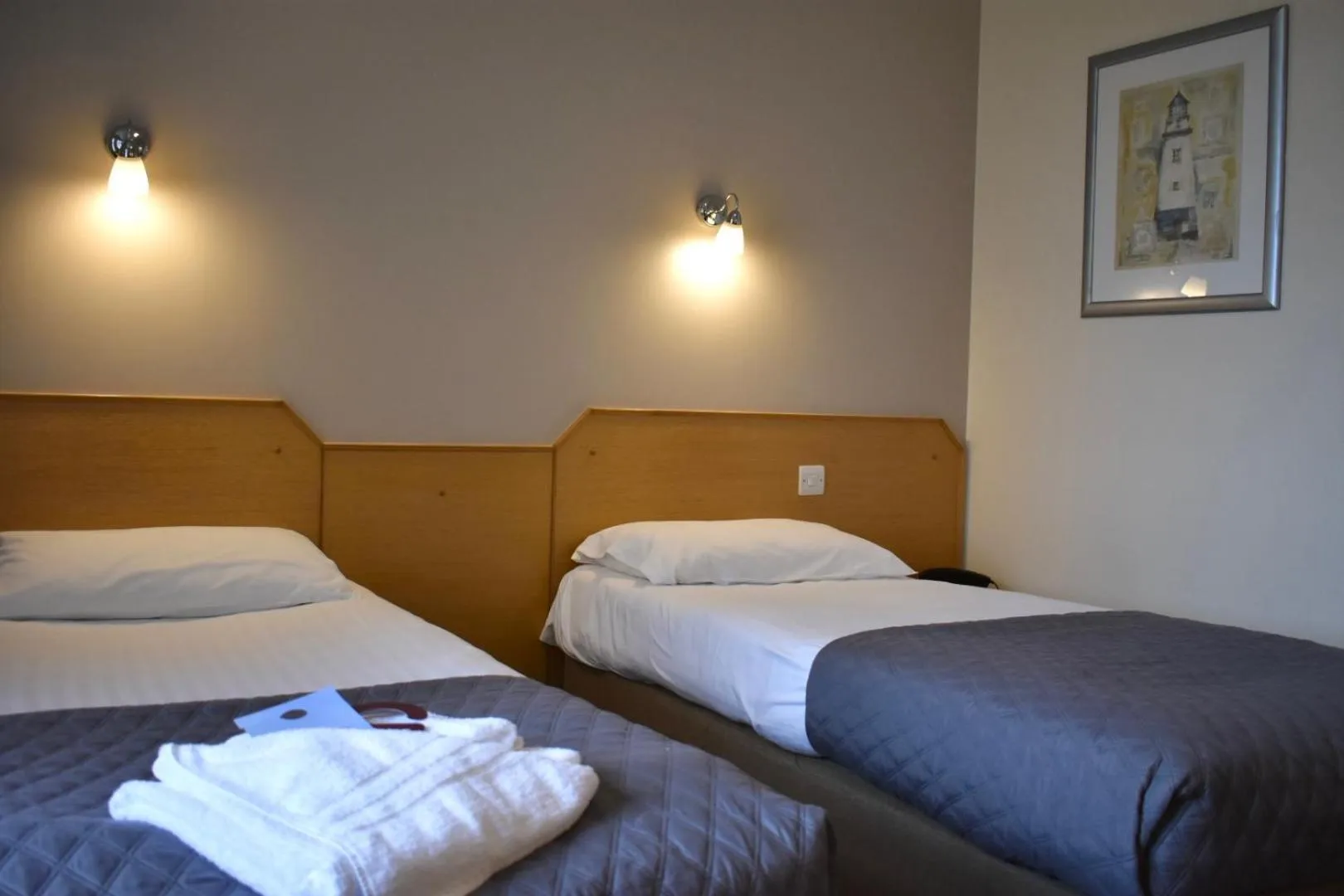 Bed in The Little Haven Hotel On The Beach