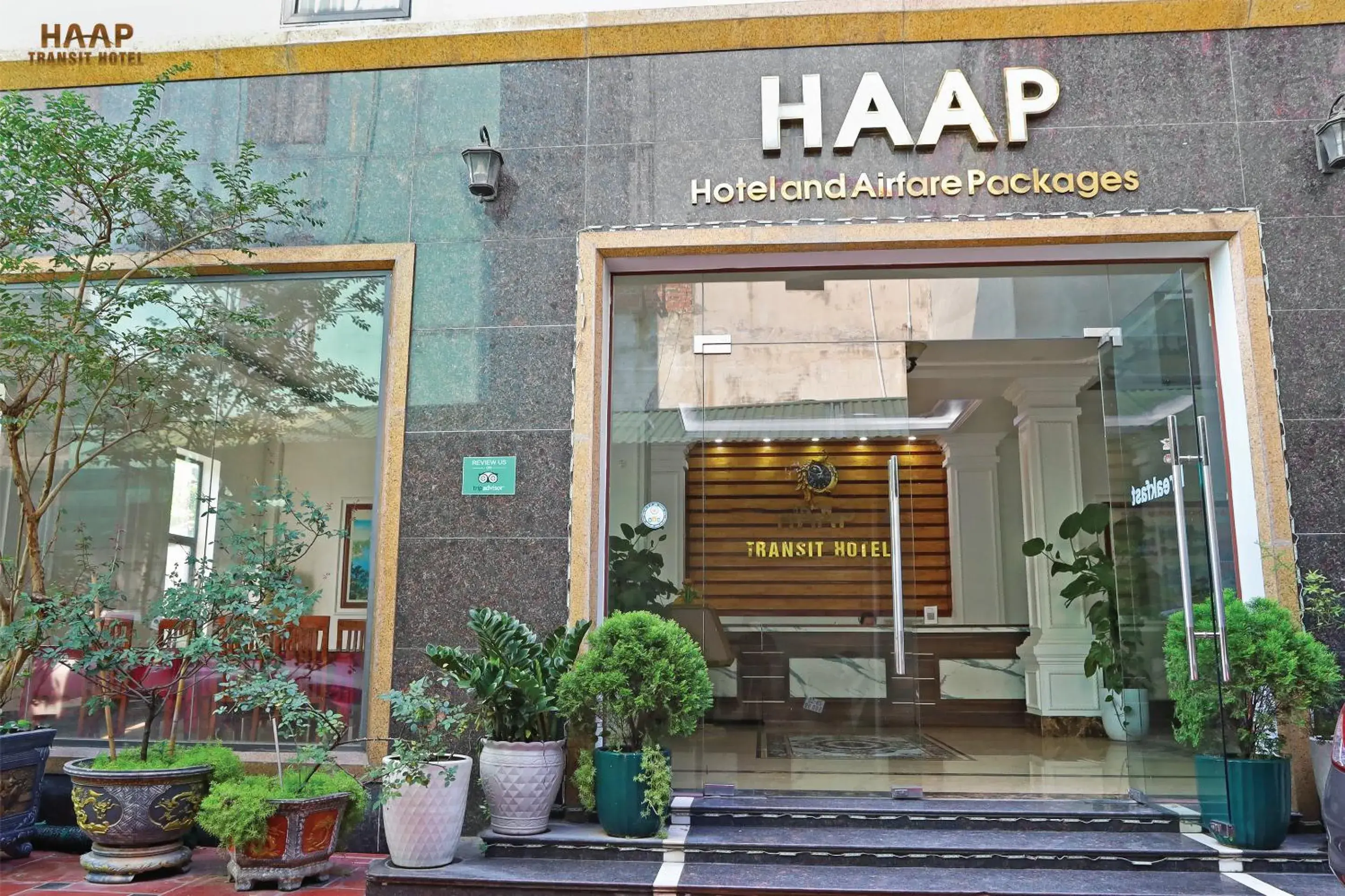 Property building in HAAP Transit Hotel Property building in HAAP Transit Hotel