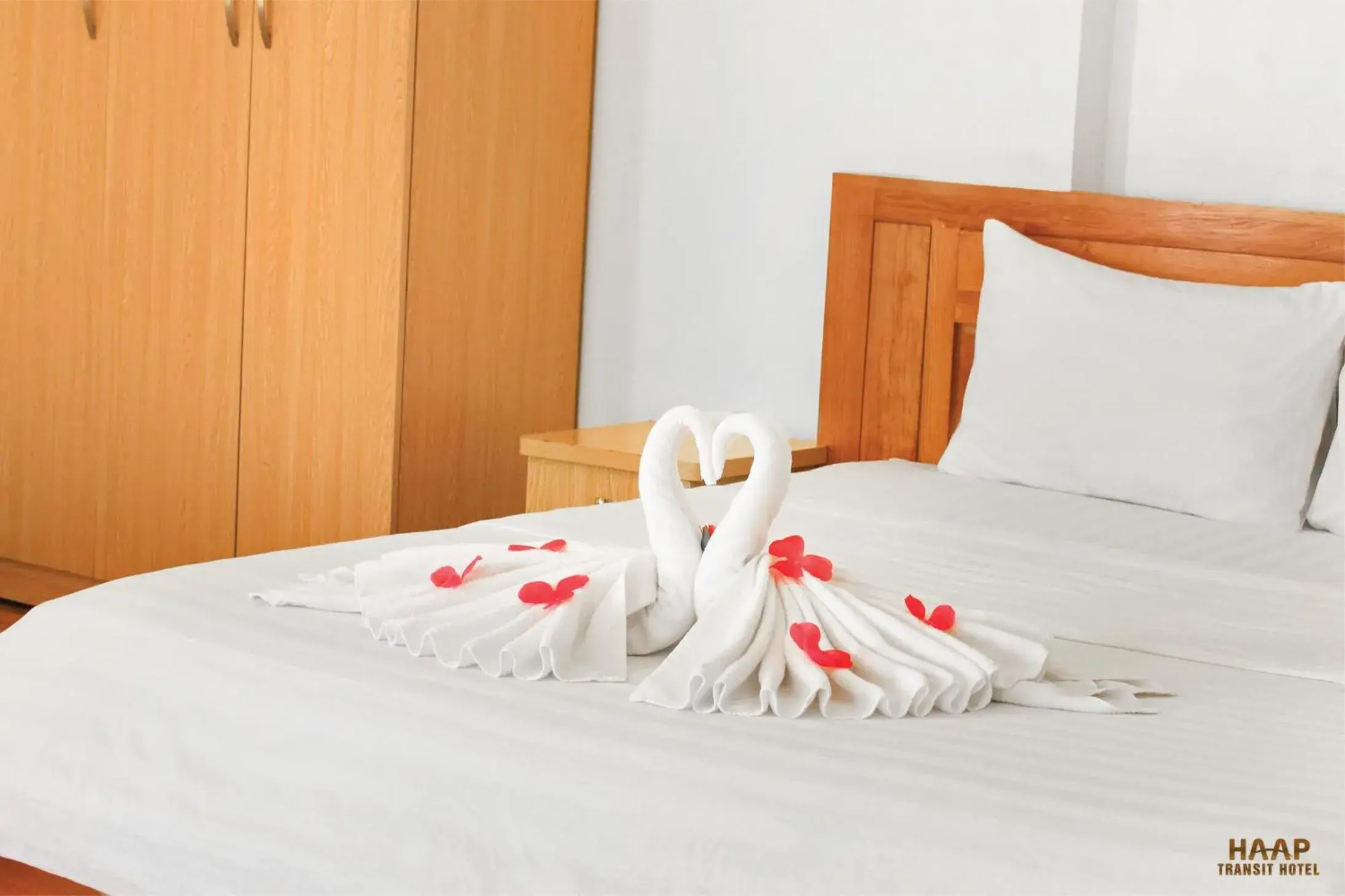 Bed in HAAP Transit Hotel Bed in HAAP Transit Hotel