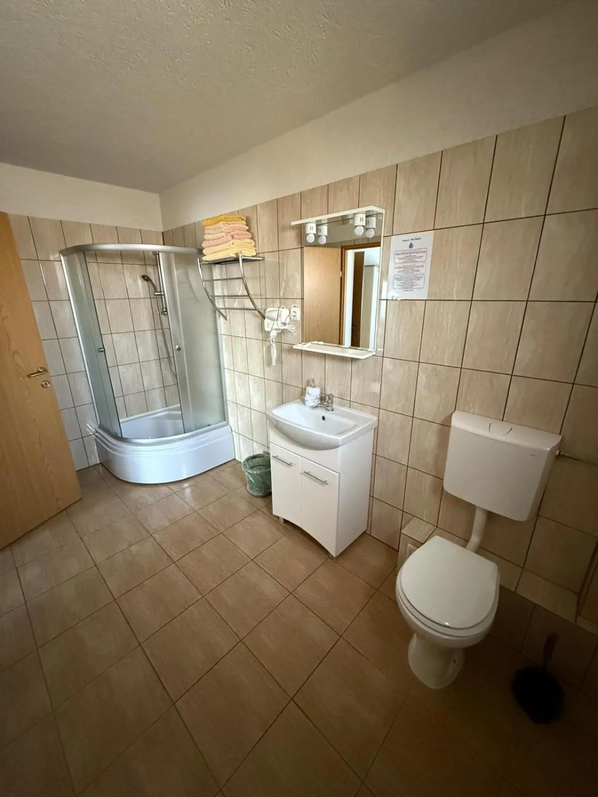 Shower in Pensiunea Vladut Timisoara