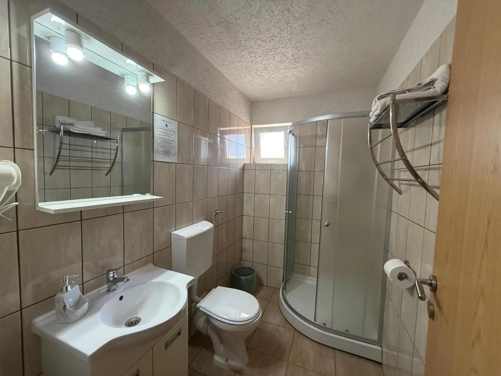 Shower in Pensiunea Vladut Timisoara
