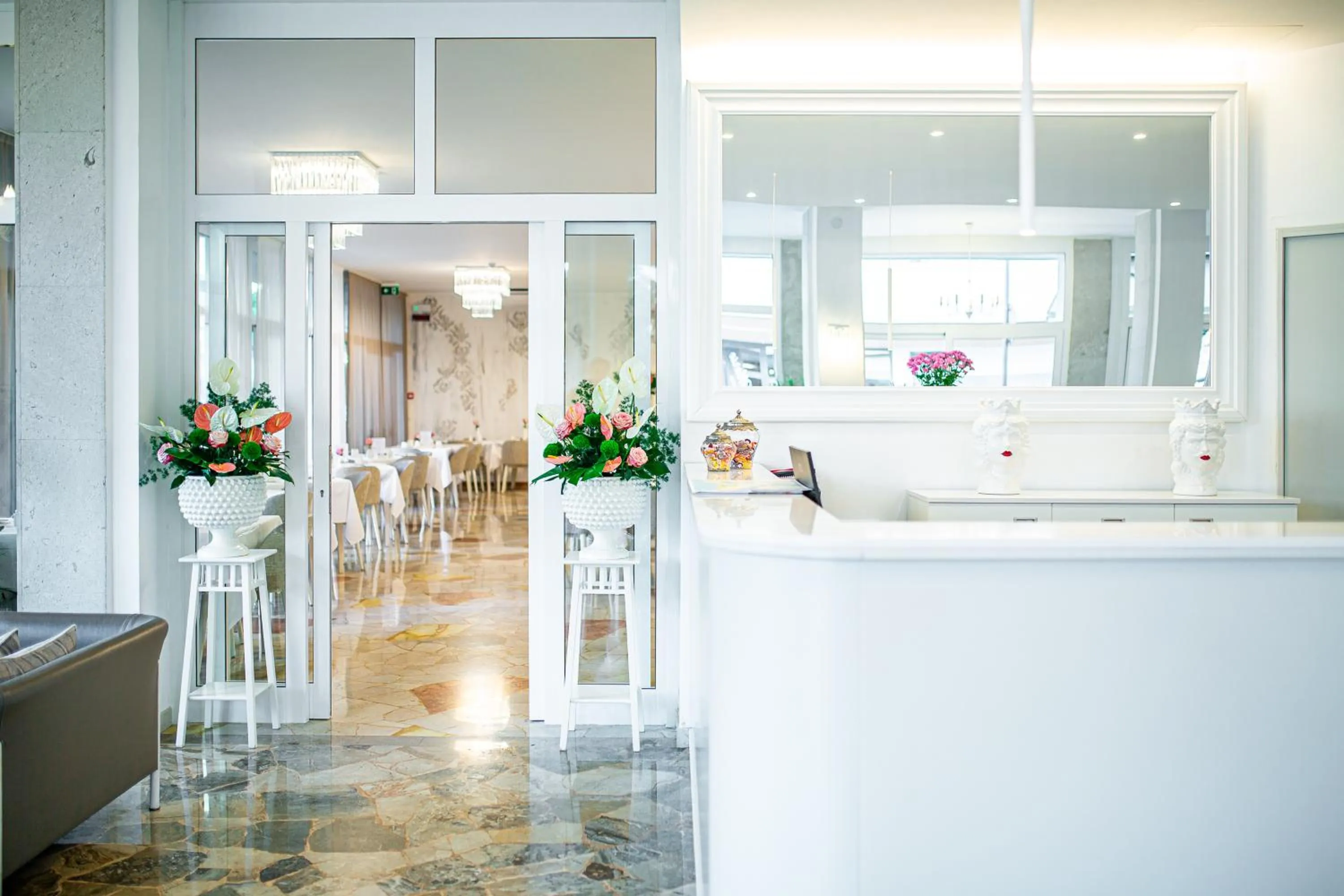 Lobby or reception in Hotel Centrale