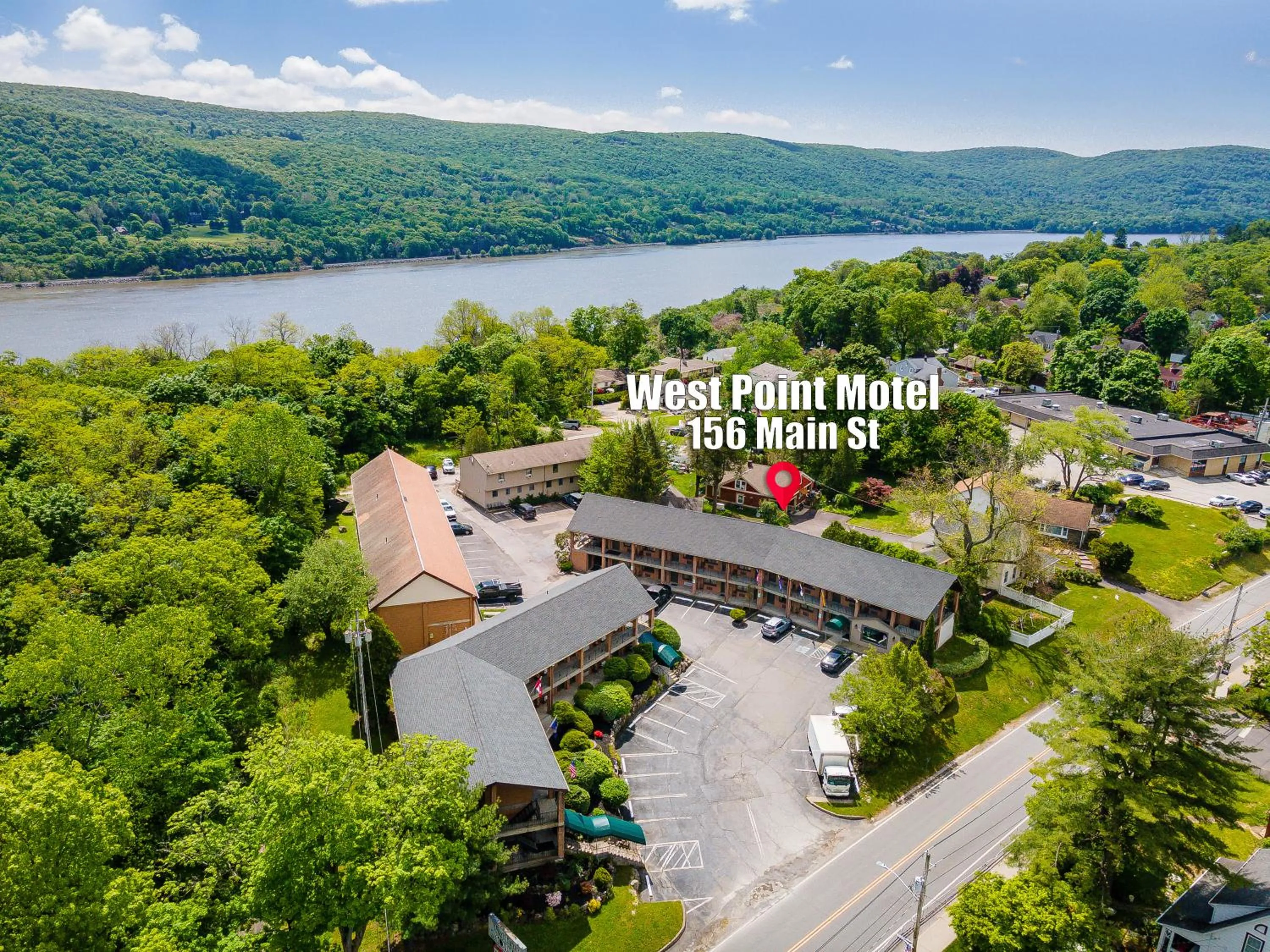Bird's eye view in West Point Motel